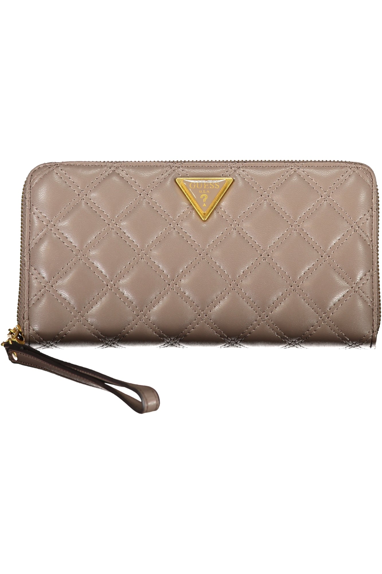 QA874863_BEDARKTAUP – Beige Damen Geldbörse mit Reißverschluss & abnehmbarem Zugriemen – Größe: UNI – Farbe: Beige