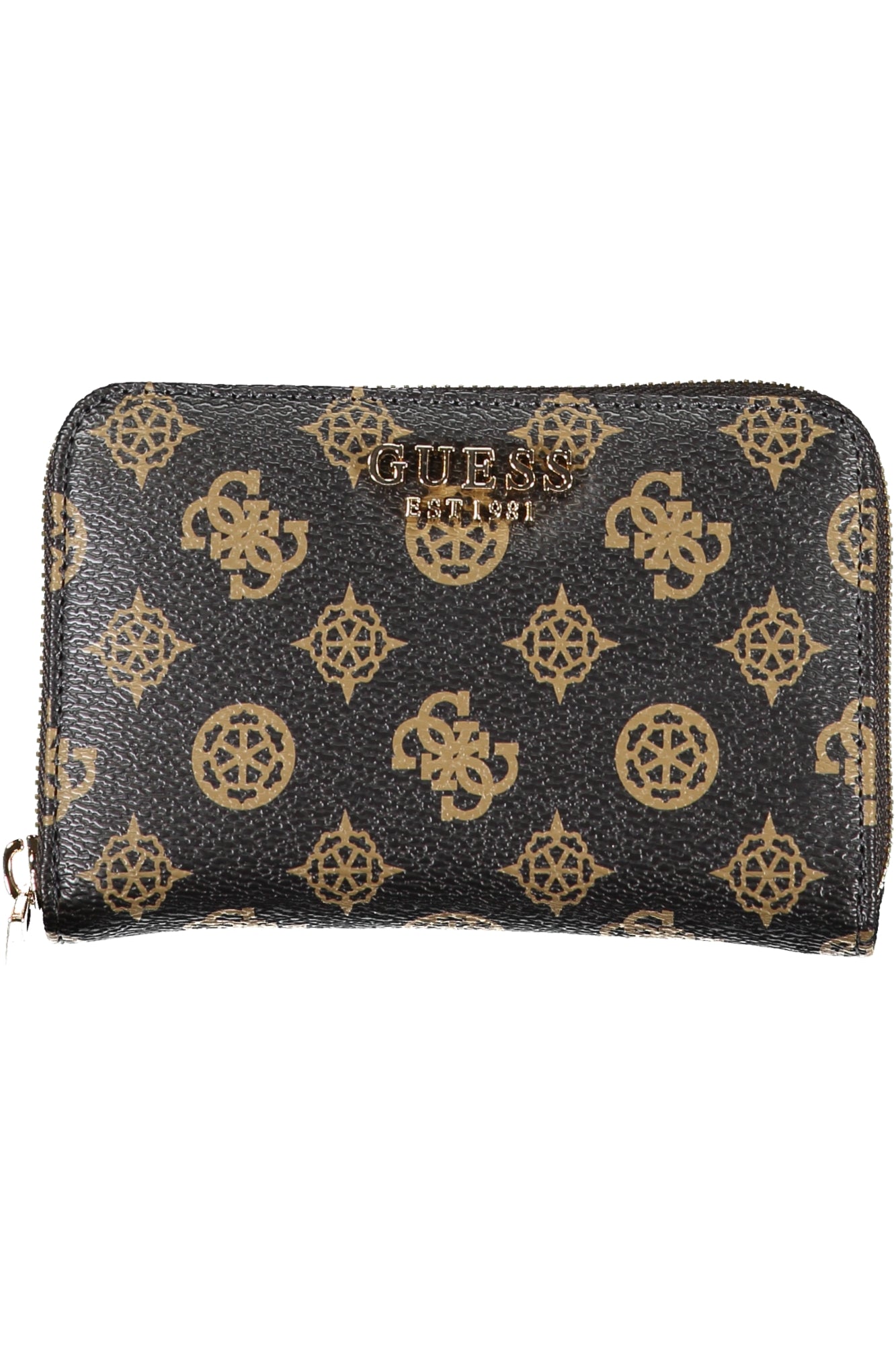 PG850040_MAMOCHALOG – Damen Geldbeutel Braun: Laurel-Geldbörse mit Reißverschluss & Logo – Größe: UNI – Farbe: Marrone