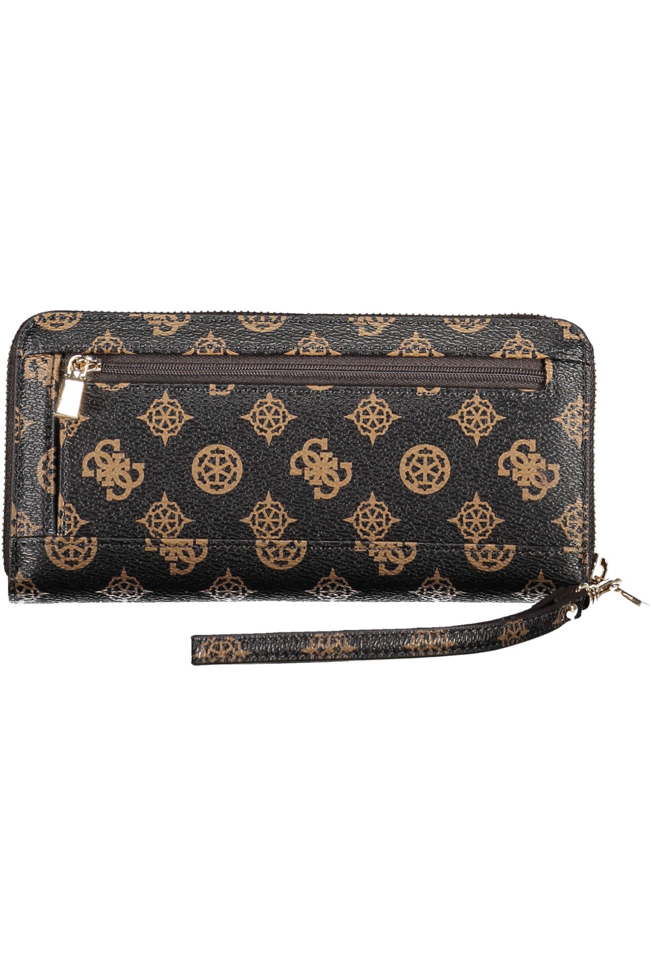 PG850046_MARRONE_MOCHA-LOGO – Damenbörse Braun: Stilvolle Geldbörse mit 5 Fächern und Reißverschluss – Größe: UNI – Farbe: Marrone