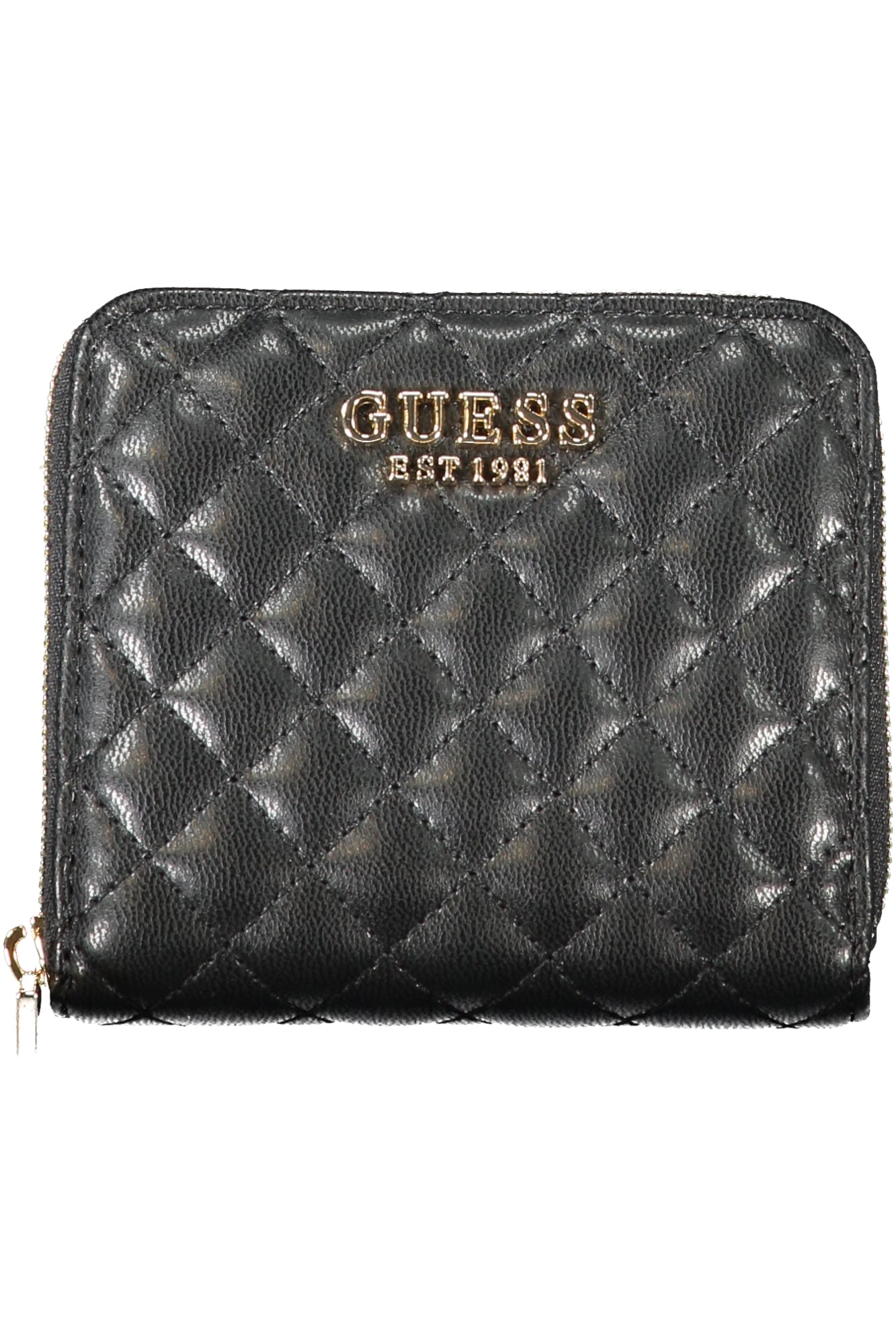 QG9541137_NEBLACK – Damen Geldbörse Schwarz mit Reißverschluss & Logo - Nachhaltig & Elegant – Größe: UNI – Farbe: Nero