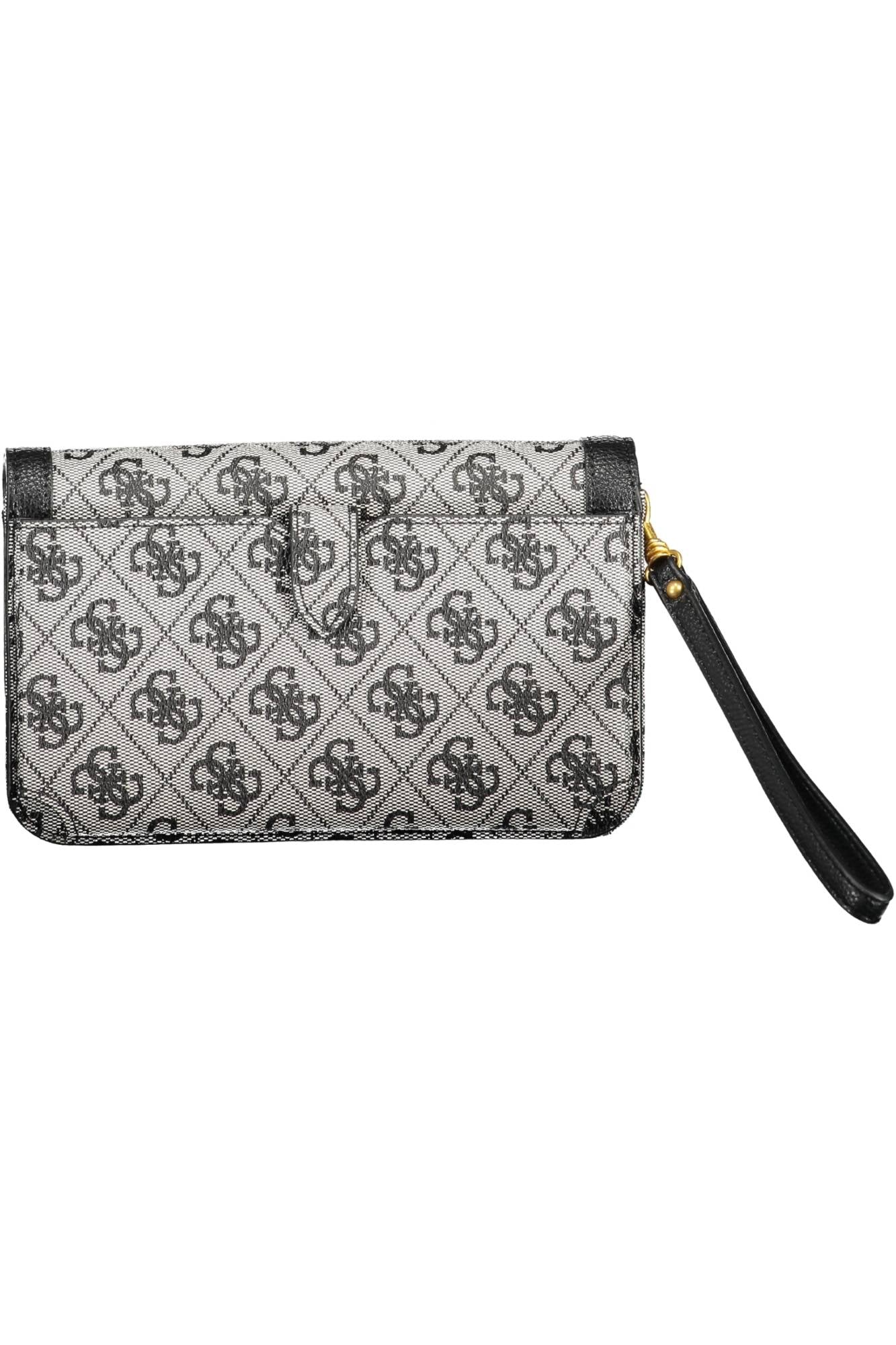 SA839642_NERO_BLACKL – Damen-Geldbörse Schwarz: Praktisches Portemonnaie mit Handyfach – Größe: UNI – Farbe: Nero