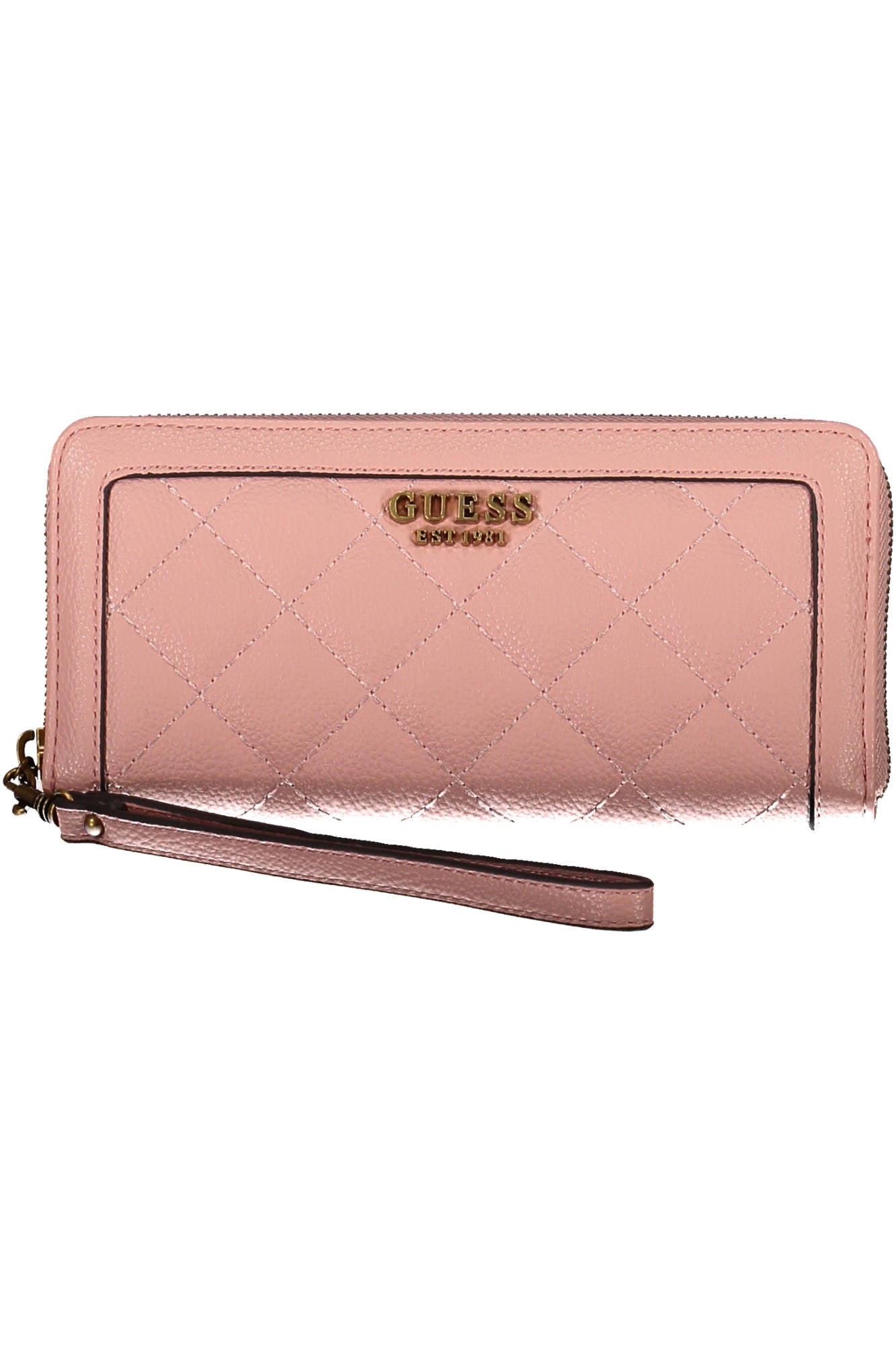 QB855846_ROSA_DUSTY-PINK – Damen Geldbörse Rosa mit Reißverschluss – 5 Fächer & Münzfach – Größe: UNI – Farbe: Rosa