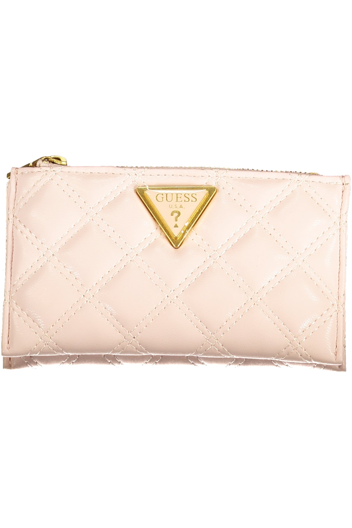 QA874836_RSLIGROS – Stylische Damen Geldbörse Rosa - 2 Fächer, Reißverschluss & Details – Größe: UNI – Farbe: Rosa