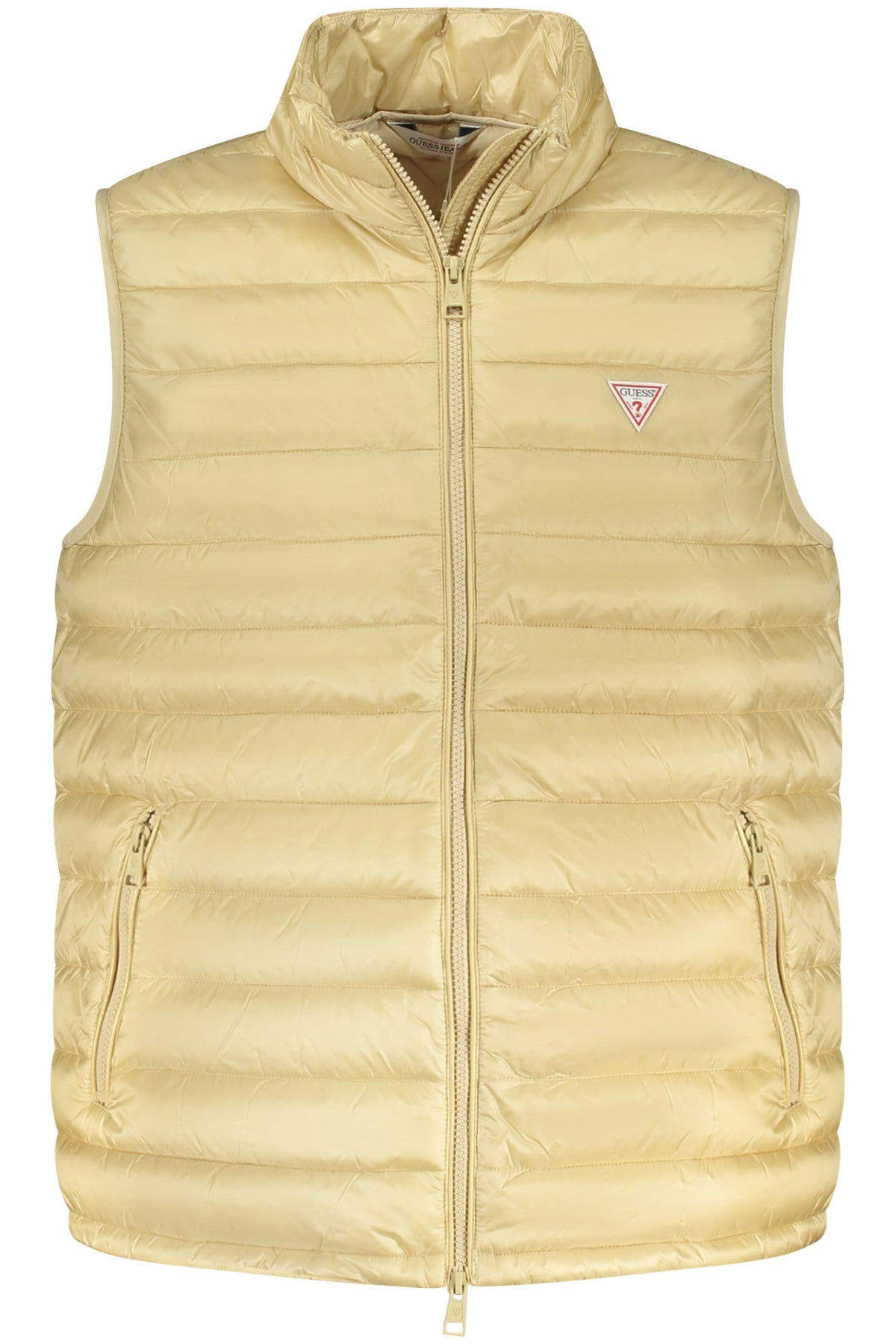 M5RN55WHAB2_BEA117 – Ärmellose Herrenjacke Beige – Nachhaltig & Stylisch mit Taschen – Größe: S – Farbe: Beige