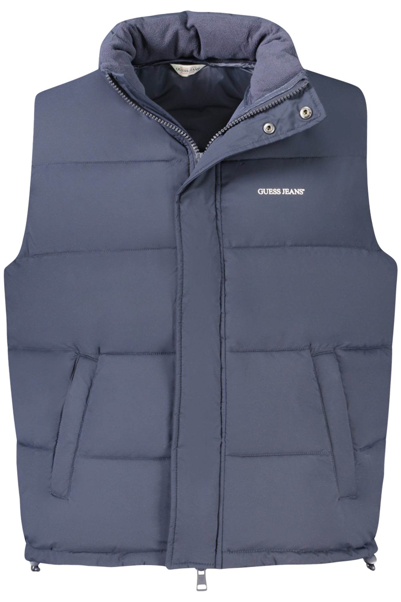 M4BN47WGII2_BLA71W – Herren Thermoweste in Blau mit Taschen und Logo-Druck – Größe: S, M, L, XL – Farbe: Blu