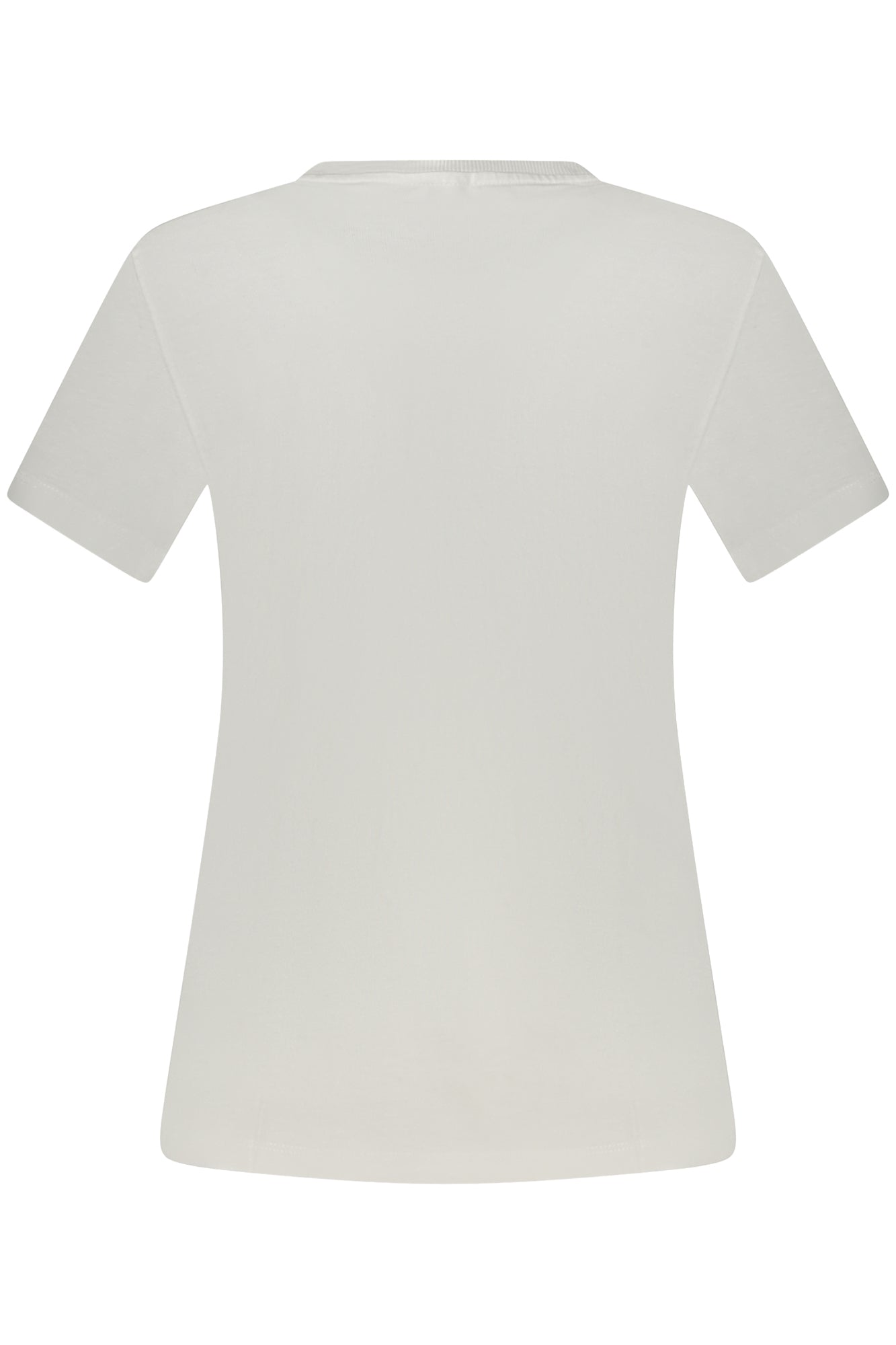W4GI31I3Z14_BIG011 – Damen T-Shirt: Weiß, Kurzarm, Bio-Baumwolle, Stickerei & Pailletten – Größe: XS, M, L – Farbe: Bianco