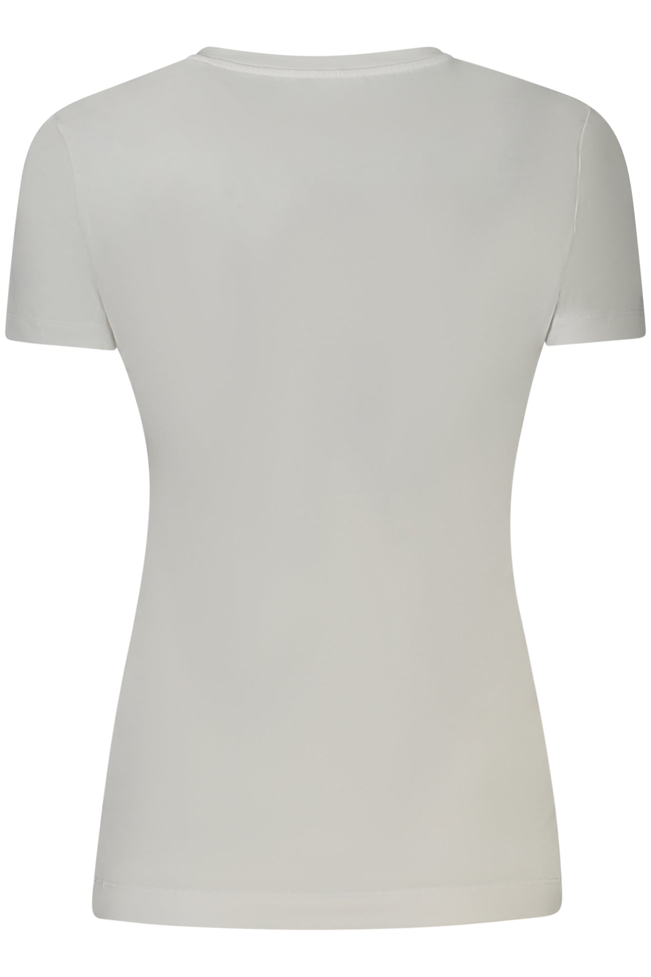 W4RI45J1314_BIG011 – Damen T-Shirt Weiß: Kurzarm, Bio-Baumwolle, Strass-Applikation – Größe: XS, L, M – Farbe: Bianco