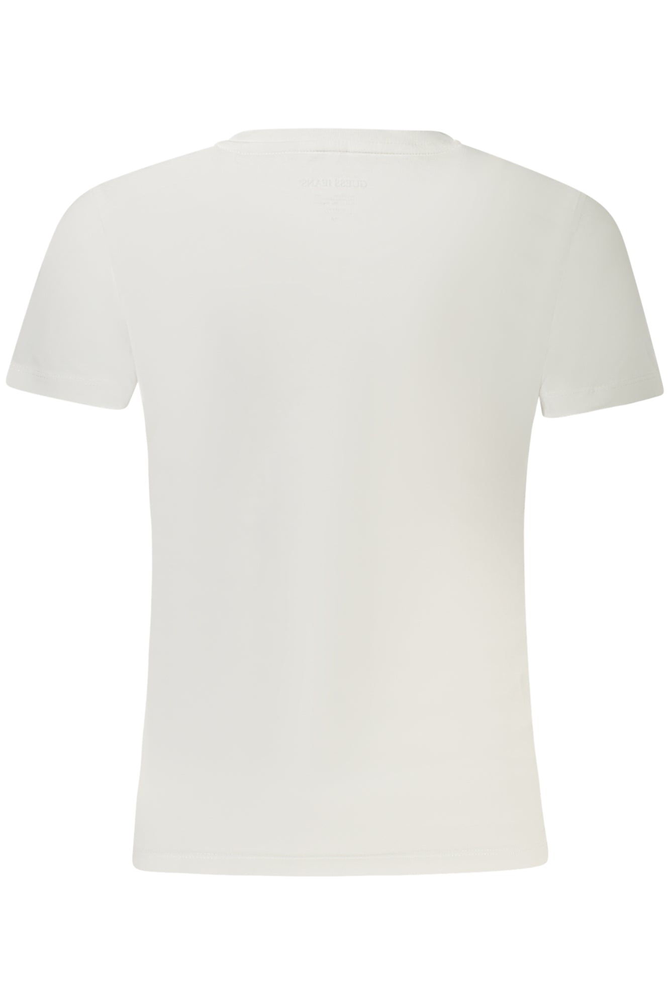 W5RI52J1314_BIG011 – Stylisches Damen Kurzarm T-Shirt - Slim Fit, Bio-Baumwolle, Weiß – Größe: XS, S, M, L – Farbe: Bianco
