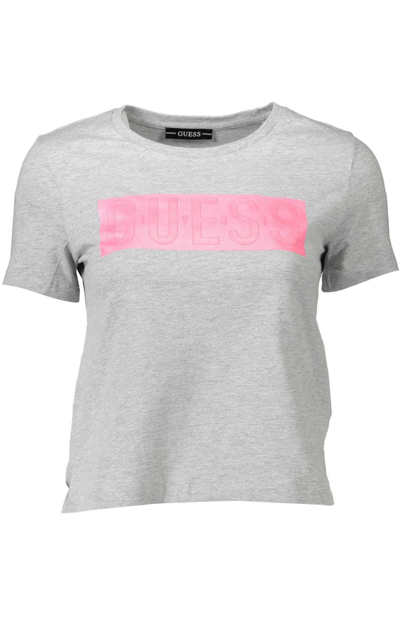 W1RI05JA900_GRIGIO_LMGY – Grau Damen Kurzarm-T-Shirt mit Druck und Logo - Stilvoller Komfort – Größe: XL – Farbe: Grigio