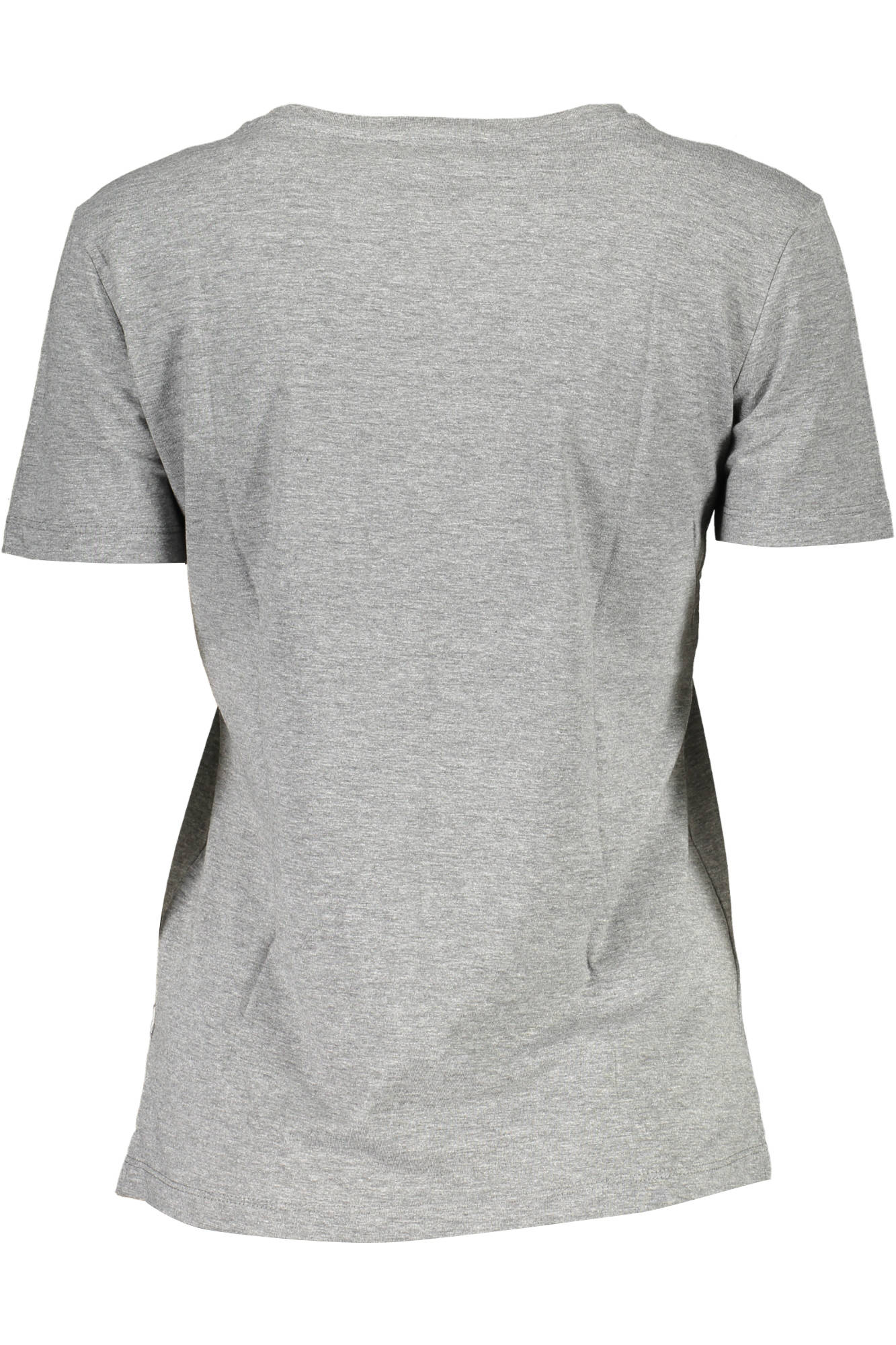 W1RI0BI3Z00_GRIGIO_SHGY – Damen T-Shirt Grau mit Logodruck und Weitem Ausschnitt – Größe: XS, S, M, L, XL – Farbe: Grigio