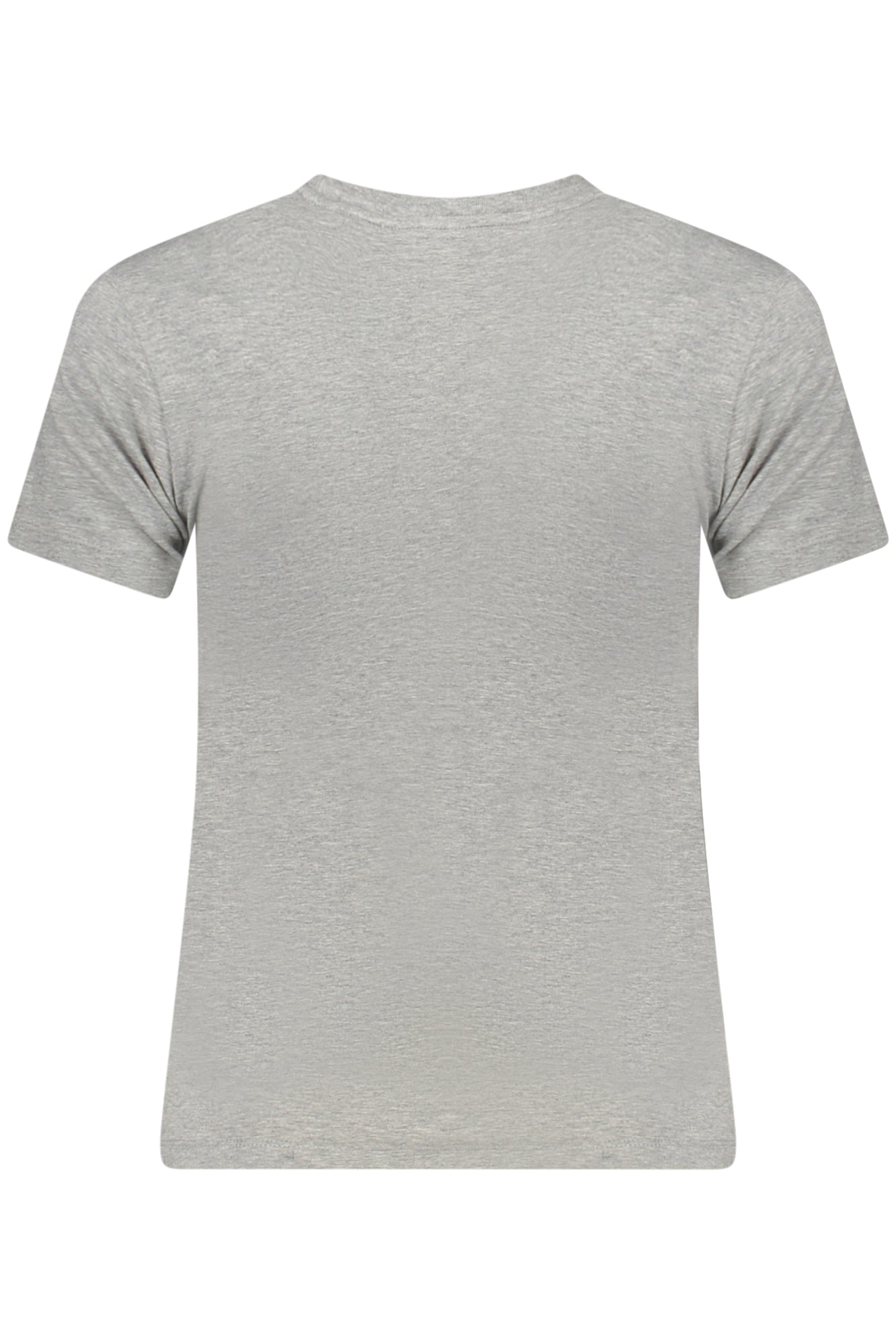 W4YI04J1314_GRH90Z – Damen Slim Fit T-Shirt Grau - Bio-Baumwolle, Rundhals, Logo-Druck – Größe: XS, S, M, L, XL – Farbe: Grigio
