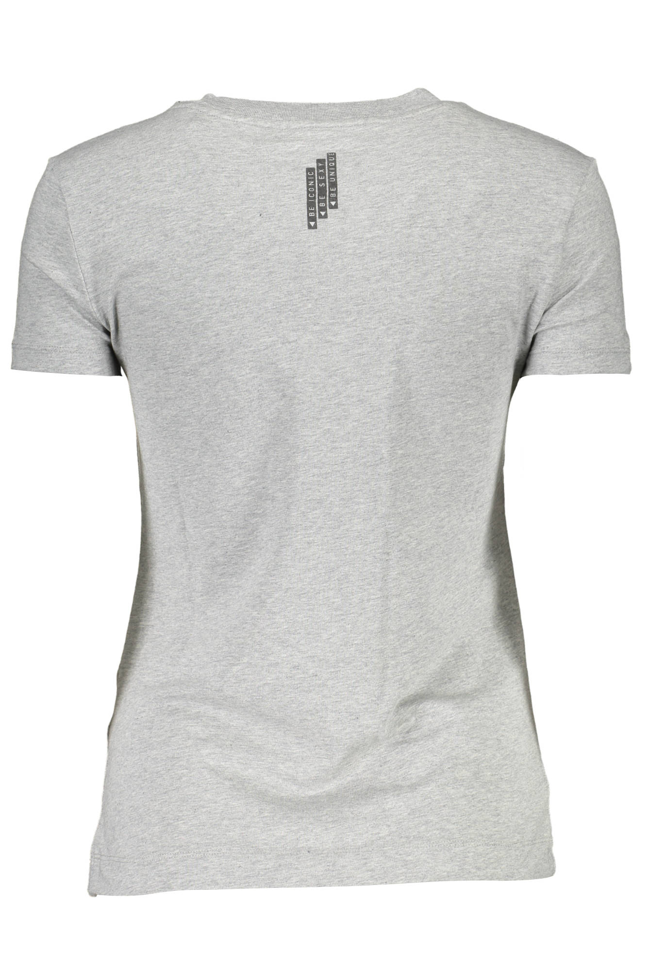 W1RI04J1311_GRIGIO_LMGY – Damen T-Shirt Grau mit Print & Logo – Kurzarm & Rundhals – Größe: XS, S, XL, L – Farbe: Grigio