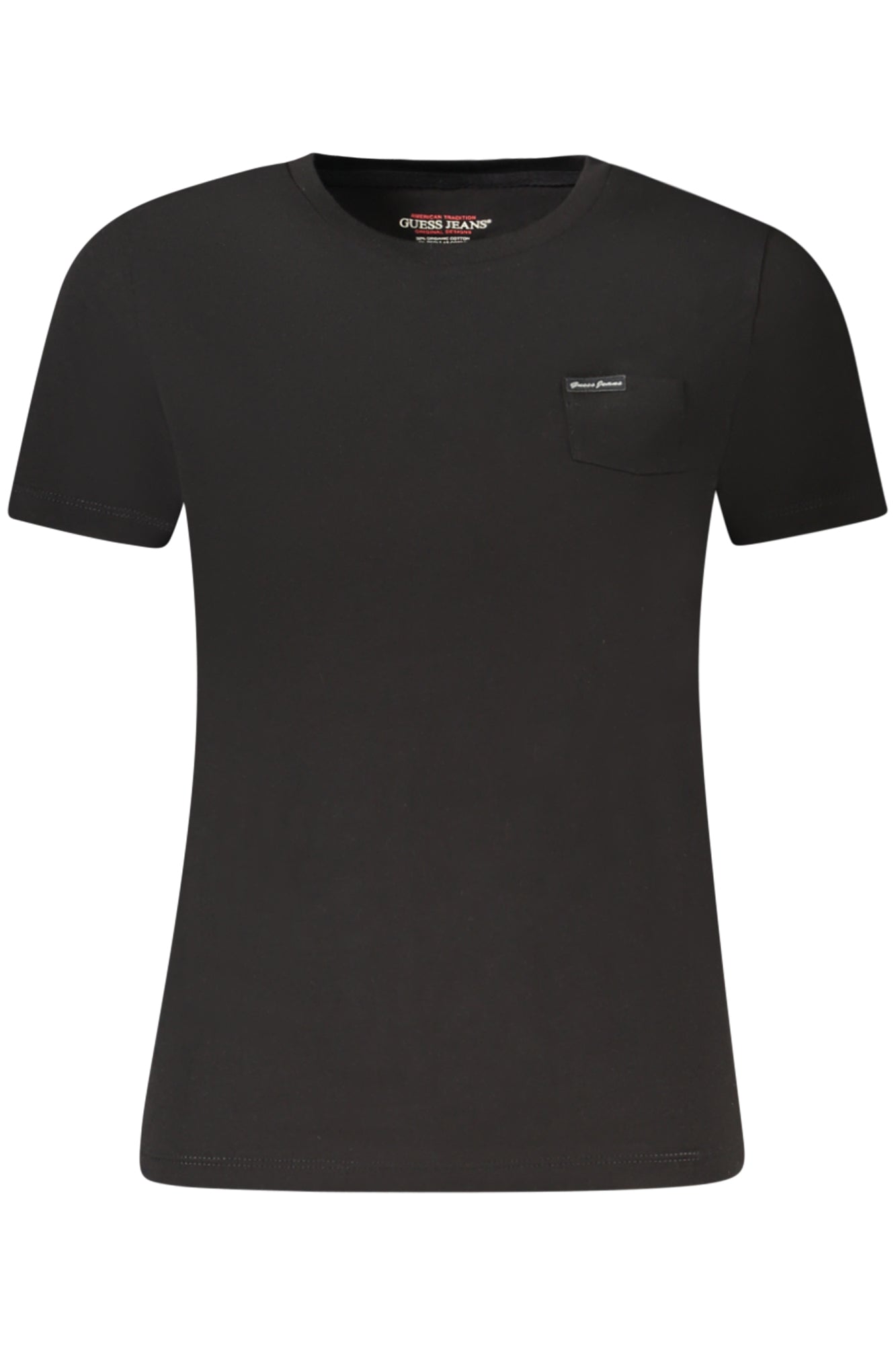 W5RI52J1314_NEJBLK – Elegantes Damen Slim Fit T-Shirt Schwarz aus Bio-Baumwolle – Größe: XS, S, M, L – Farbe: Nero