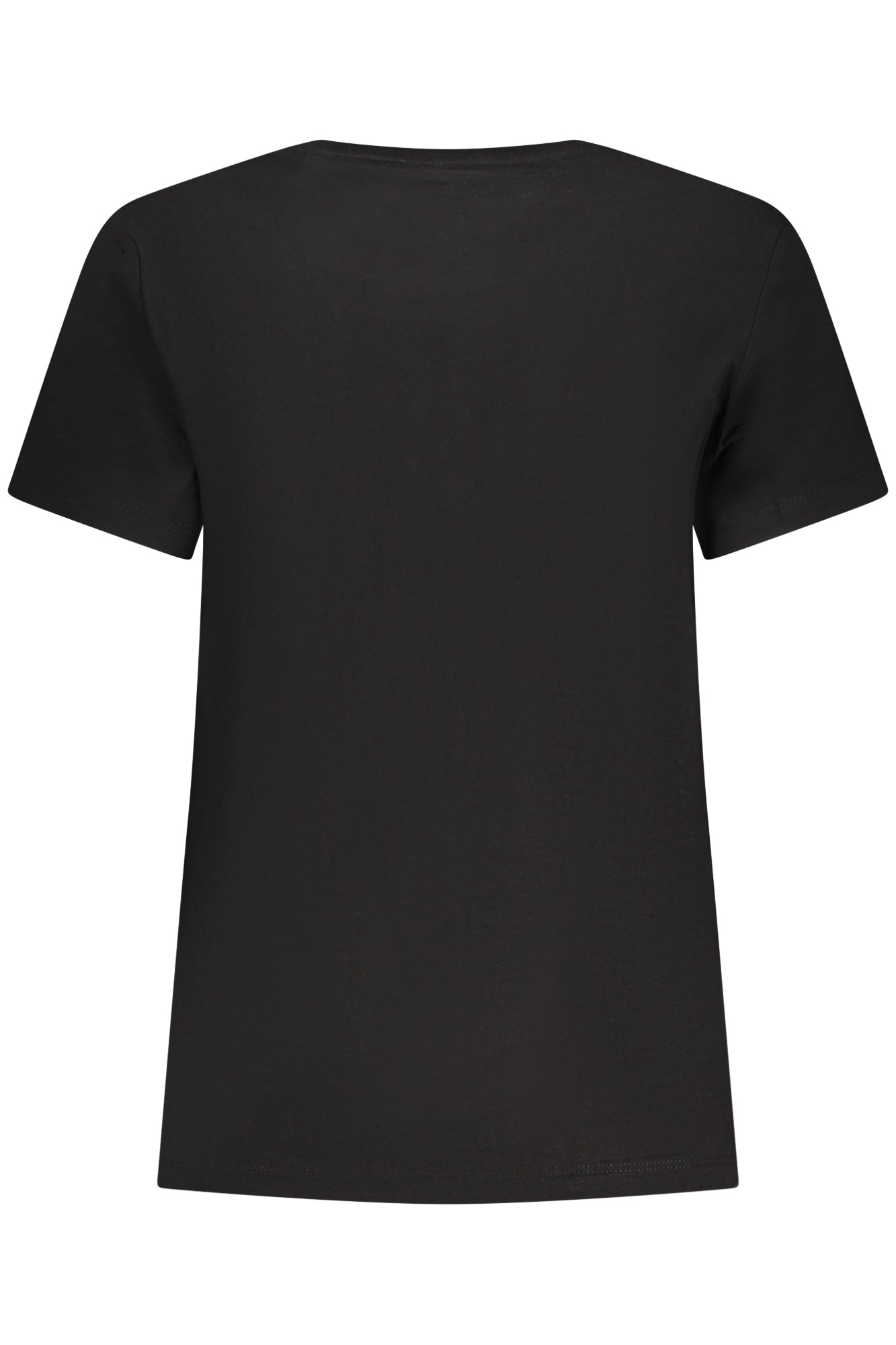 W1YI1BI3Z14_NEJBLK – Damen Kurzarm T-Shirt Schwarz aus Bio-Baumwolle mit Print – Größe: S, M, L, XL, 2XL, XS – Farbe: Nero