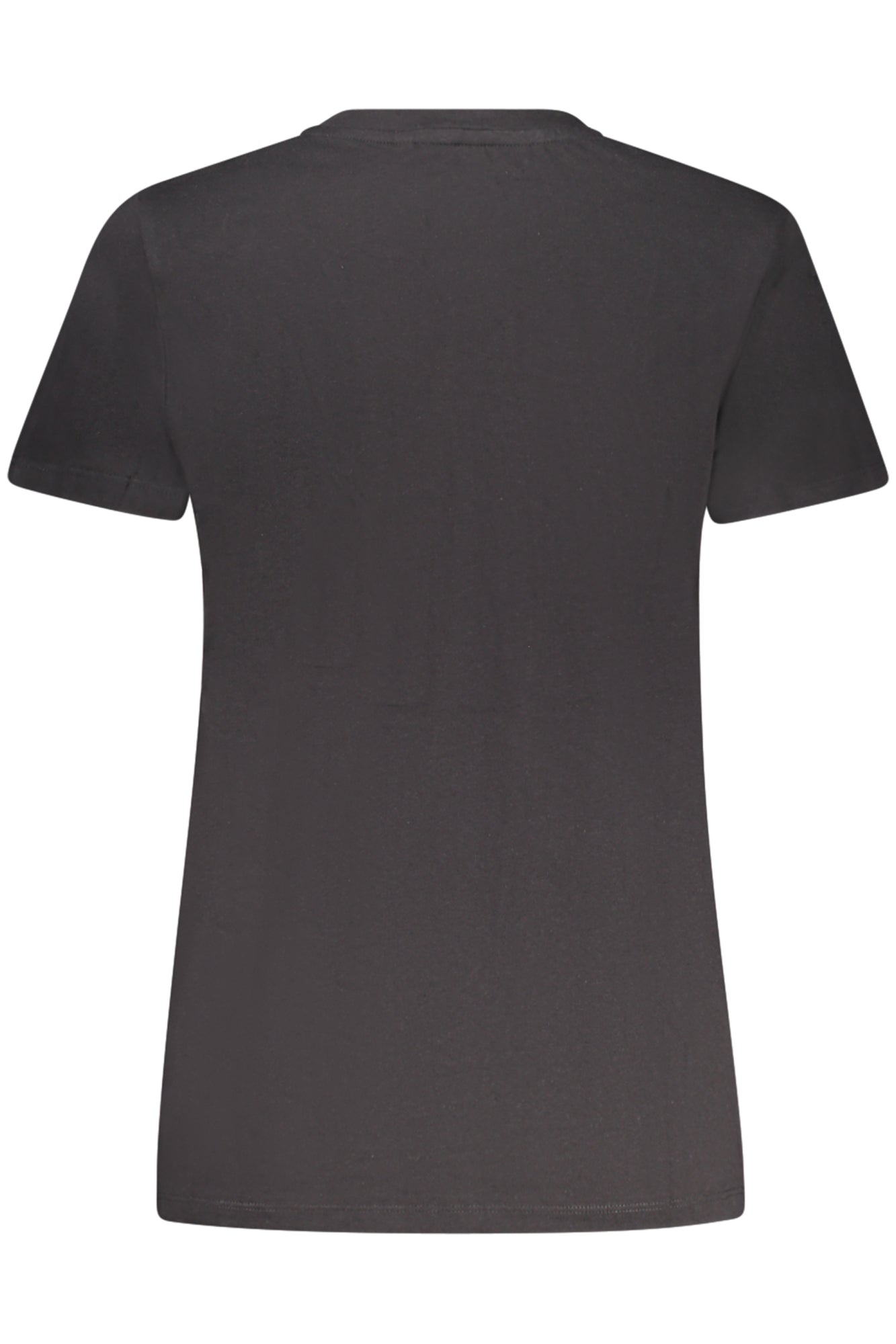 W5RI08K9RM1_NEJBLK – Damen Kurzarm T-Shirt Schwarz - Stickerei & Strass - Bio-Baumwolle – Größe: XS, M – Farbe: Nero