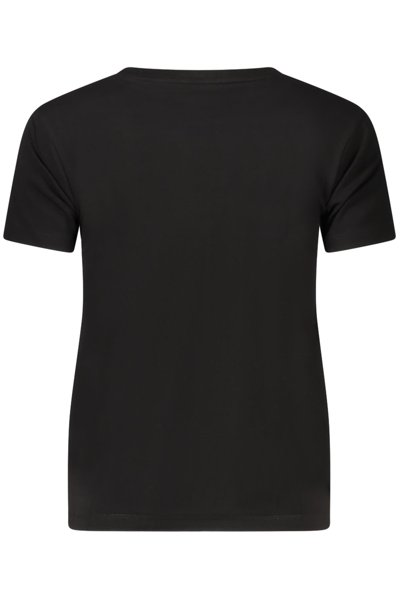 W4YI04J1314_NEJBLK – Schwarzes Damen T-Shirt Slim Fit aus Bio-Baumwolle mit Logo-Druck – Größe: S, M, L, XL, 2XL – Farbe: Nero