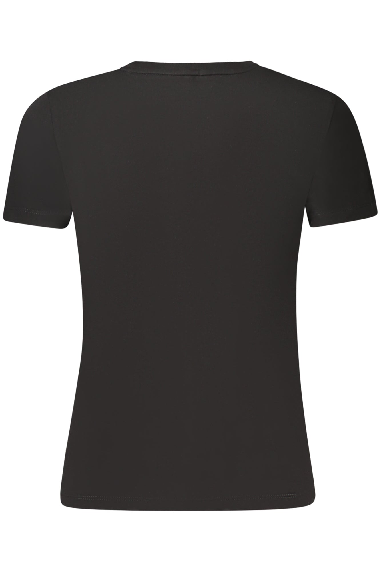 W5RI52J1314_NEJBLK – Elegantes Damen Slim Fit T-Shirt Schwarz aus Bio-Baumwolle – Größe: XS, S, M, L – Farbe: Nero