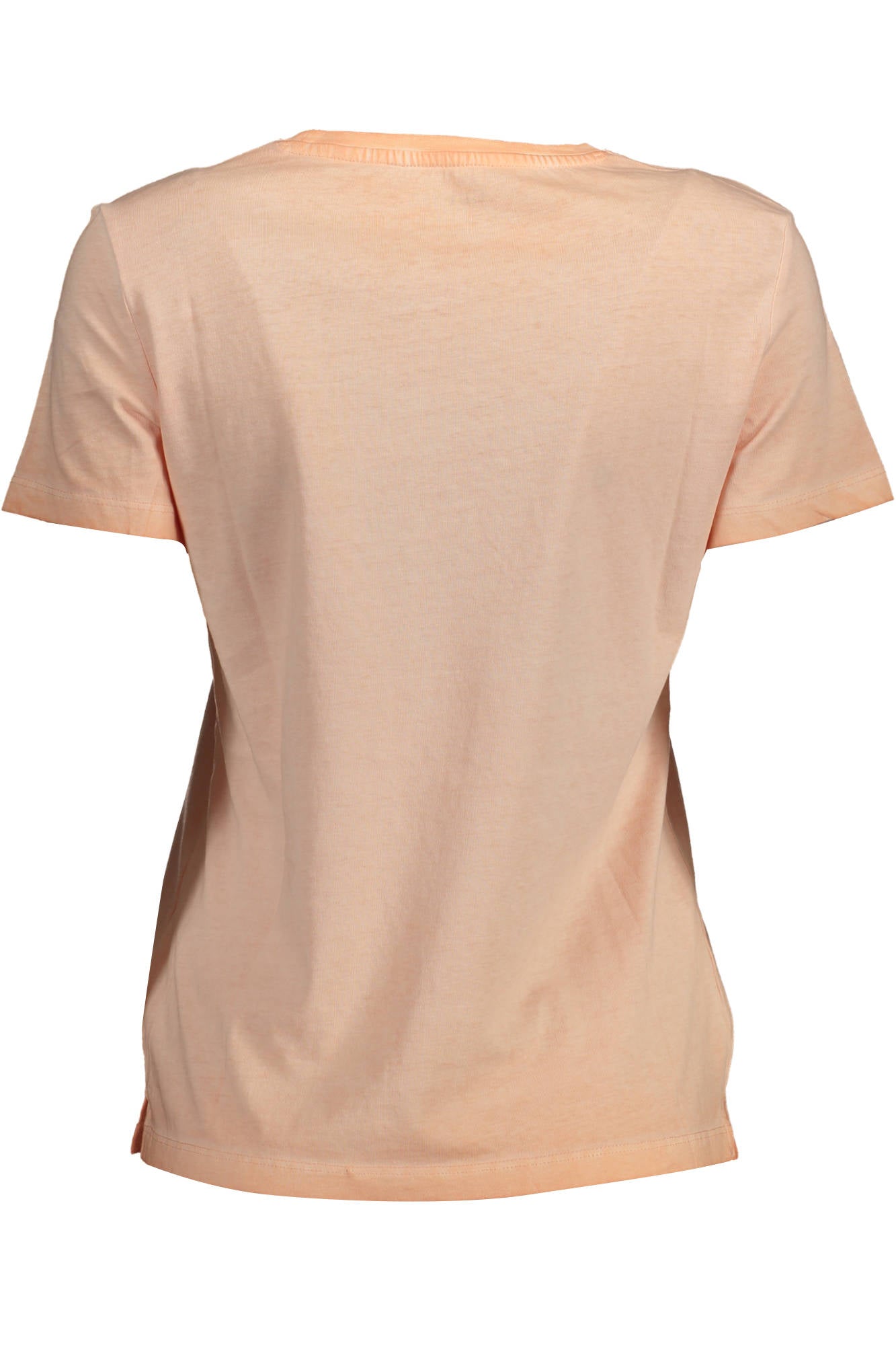 W2GI09I3Z00_ROSA_G6L1 – Damen Kurzarm-T-Shirt Rosa – Weicher Look mit Stickerei & Logo – Größe: XS, S – Farbe: Rosa