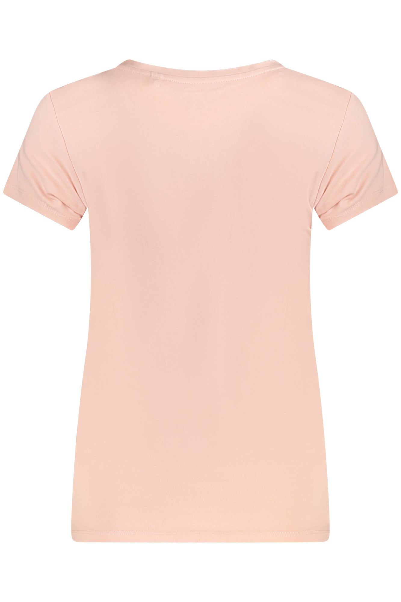 W5GI47KA0Q1_RSG6J3 – Damen Rosa T-Shirt aus Bio-Baumwolle mit Stickerei & Logo – Größe: XS, S, M, L, XL – Farbe: Rosa