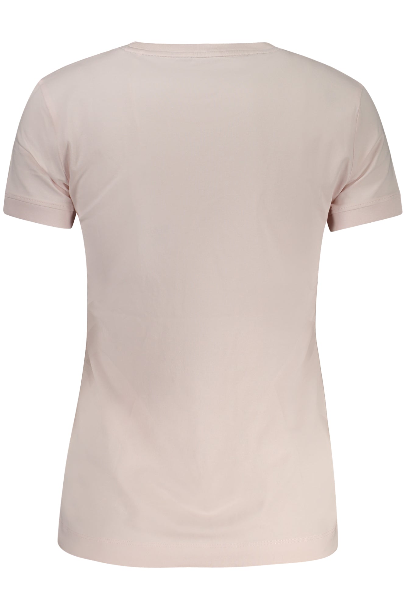 W2YI44J1314_RSA60W – Damen Kurzarm T-Shirt Rosa mit Applikation und Bio-Baumwolle – Größe: XS, S, M, L – Farbe: Rosa