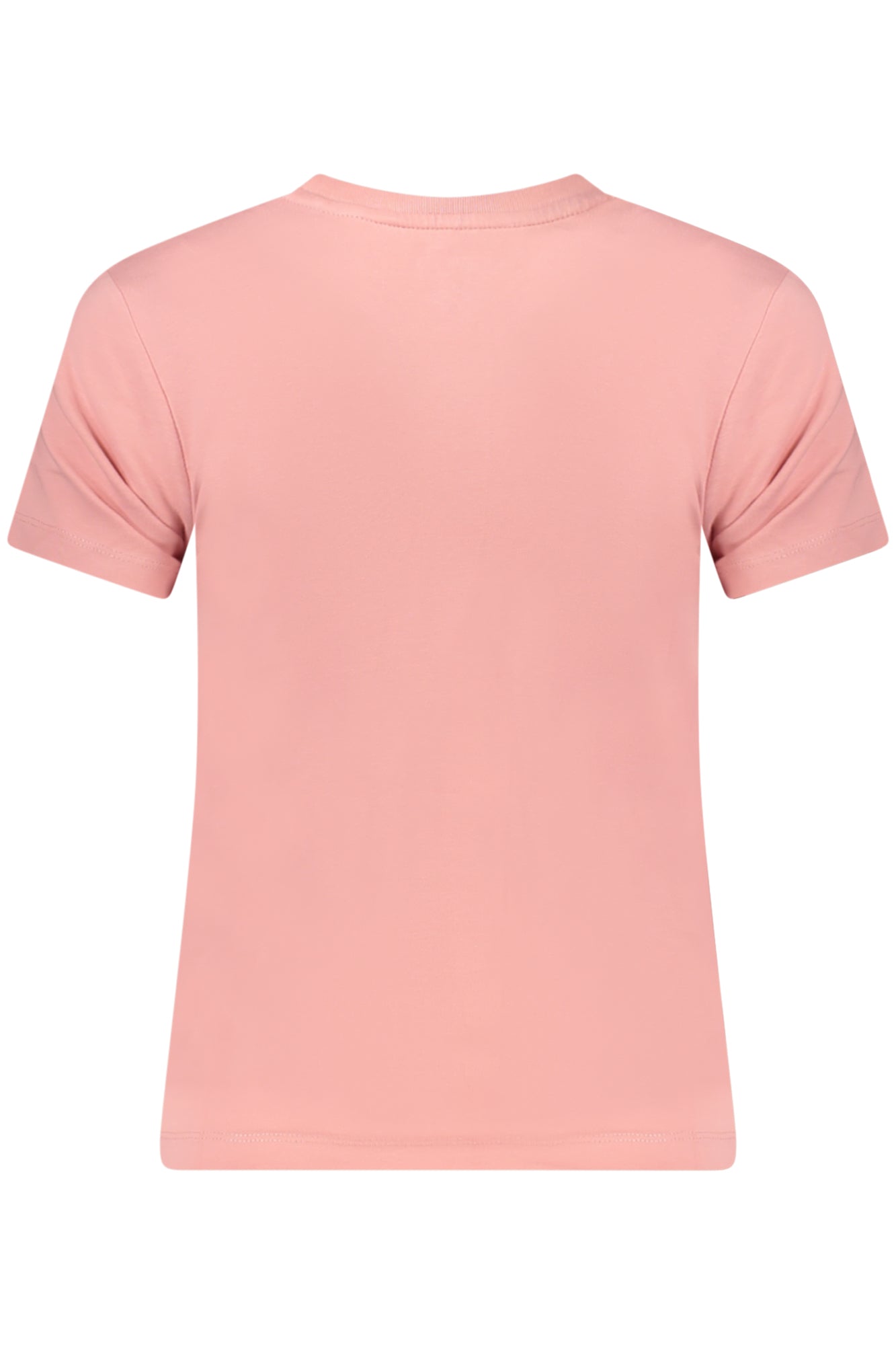 W4YI02J1314_RSG682 – Damen Rosa Slim Fit T-Shirt aus Bio-Baumwolle mit Logo-Druck – Größe: XS, S, M, L, XL – Farbe: Rosa