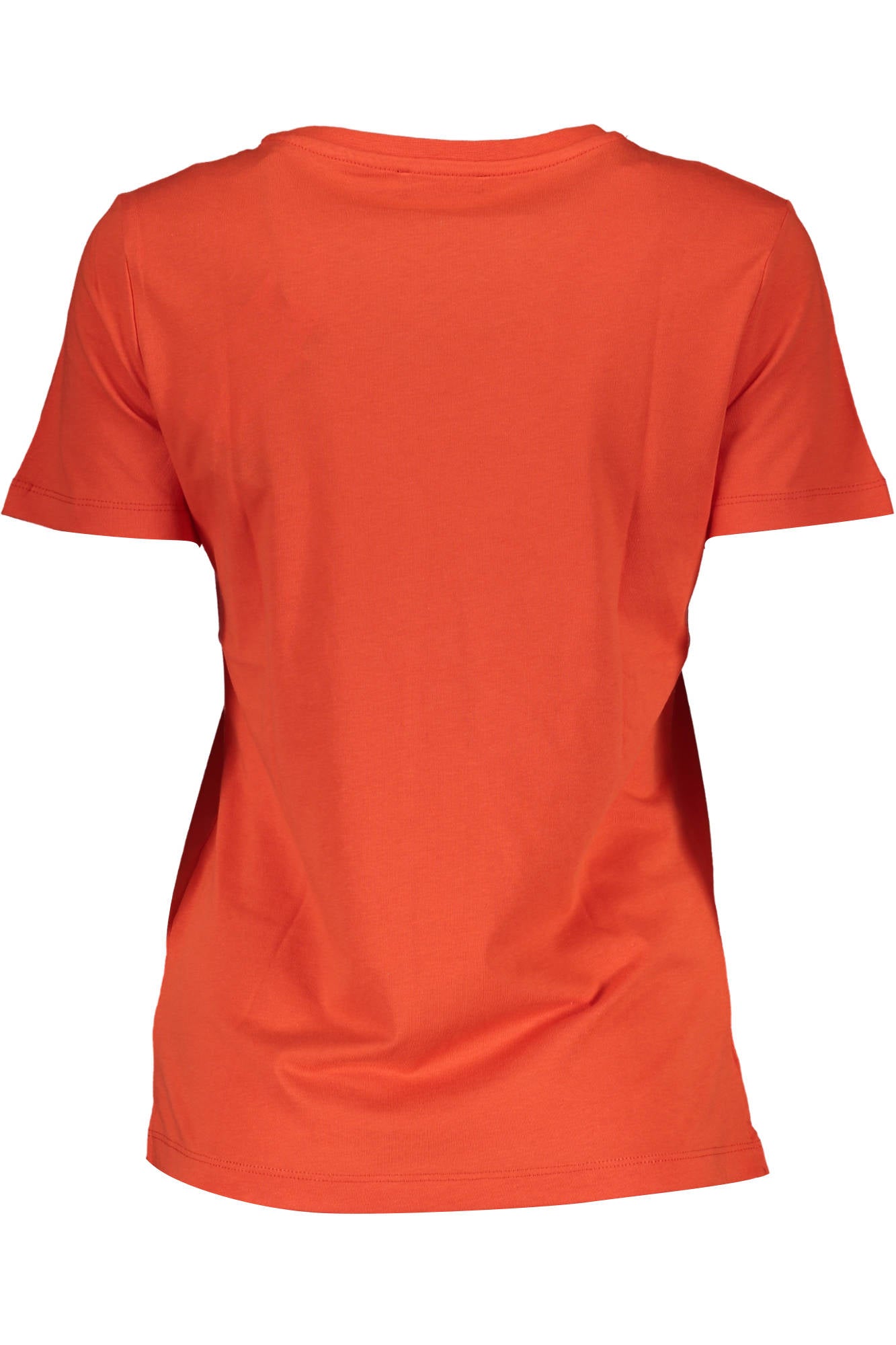 W1RI0BI3Z00_ROSSO_G5N1 – Damen T-Shirt Rot mit Weitem Ausschnitt und Logo-Druck – Größe: XS – Farbe: Rosso