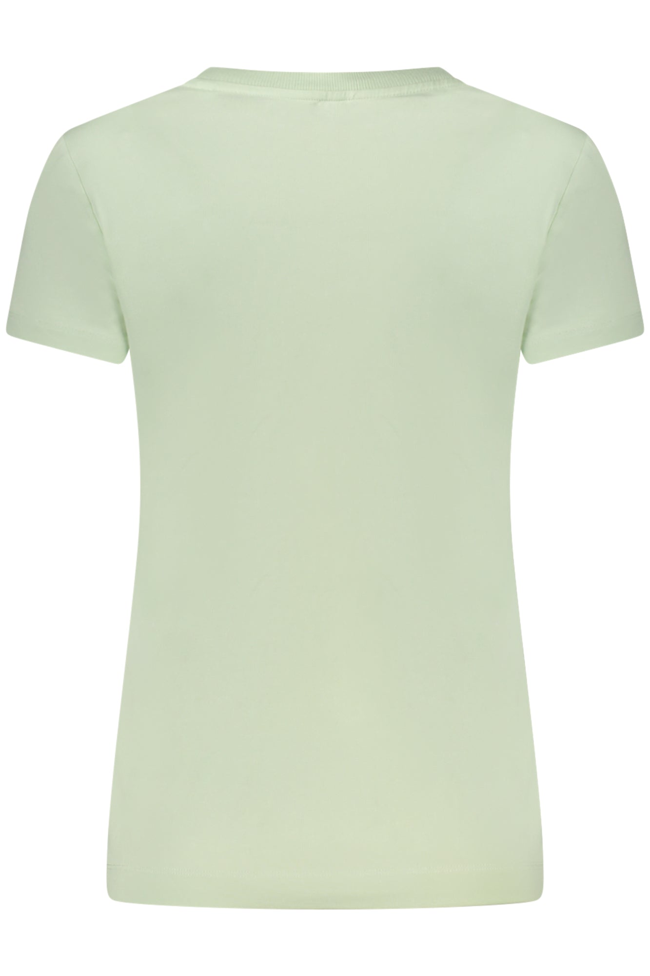 W4GI14J1314_VEA82R – Grünes Damen T-Shirt - Kurzarm, Bio-Baumwolle & Logo-Stickerei – Größe: XS, S, M, L – Farbe: Verde