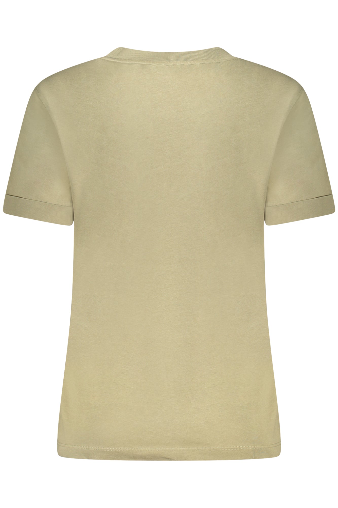 W4YI09JA914_VEG9D5 – Grünes Damen Kurzarm T-Shirt aus Bio-Baumwolle mit Logo-Druck – Größe: XS, S, M, L, XL – Farbe: Verde