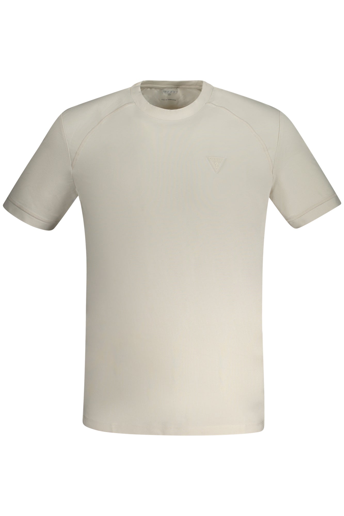 Z4GI08KC582_BEG9L9 – Beiges Herren-T-Shirt – Kurzarm, Rundhals & Logo-Applikation – Größe: S, M, L, XL – Farbe: Beige