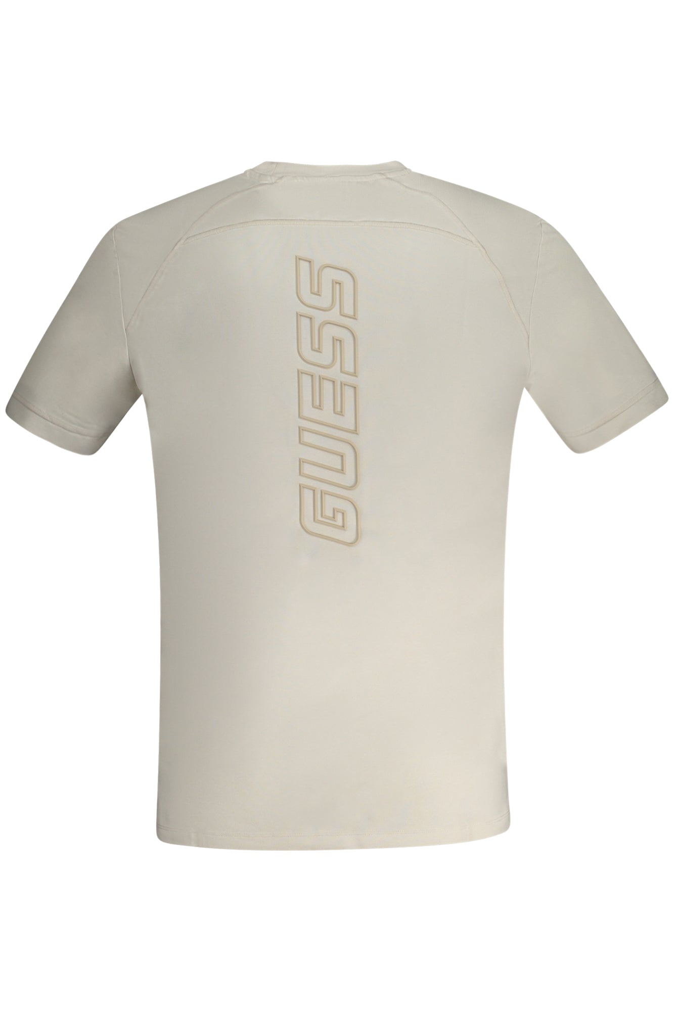 Z4GI08KC582_BEG9L9 – Beiges Herren-T-Shirt – Kurzarm, Rundhals & Logo-Applikation – Größe: S, M, L, XL – Farbe: Beige
