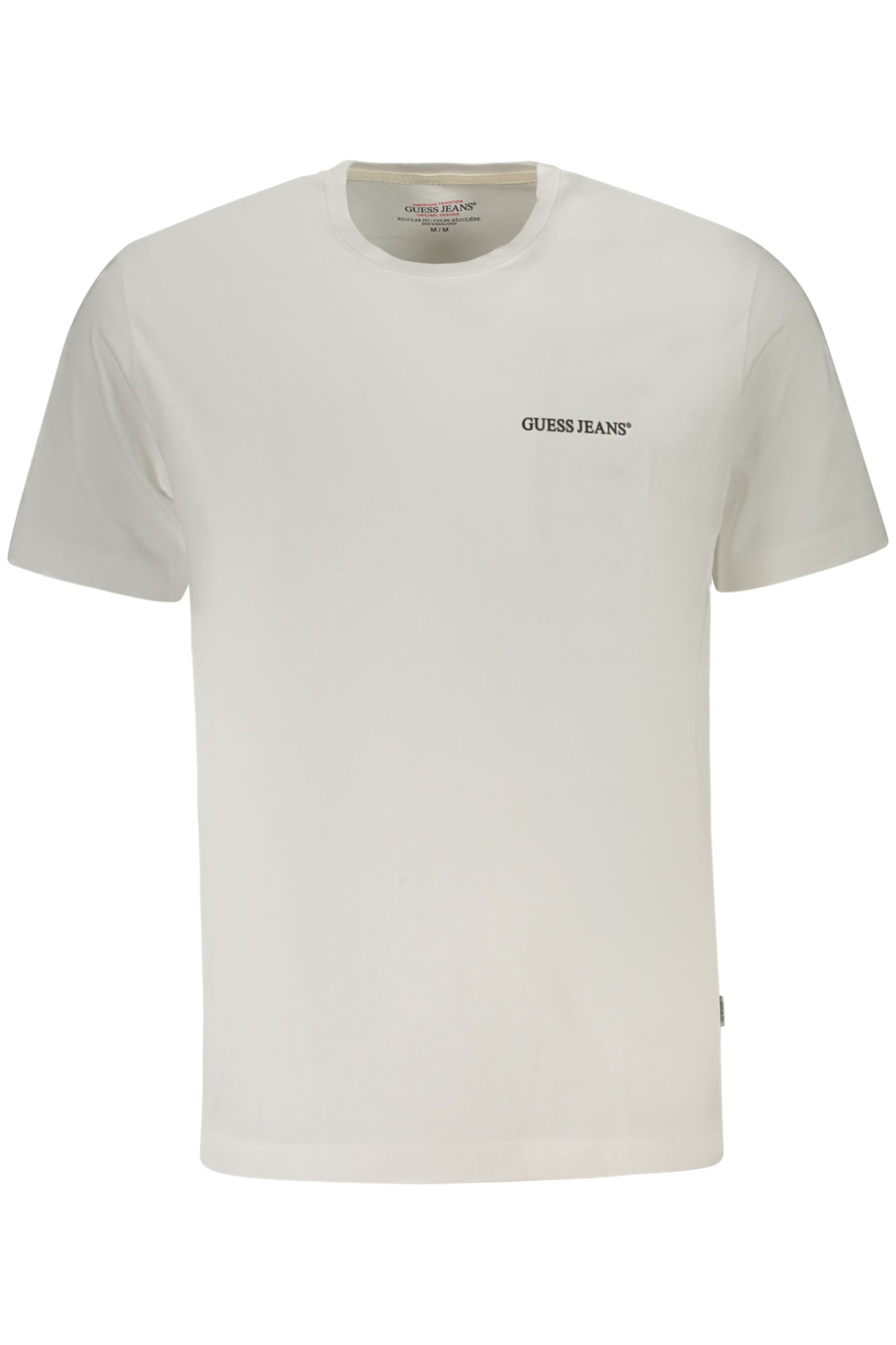 M5BI78K8FQ4_BIG011 – Weißes Herren T-Shirt: Kurzarm, Regular Fit, Rundhals mit Druck – Größe: S, M, L, XL, 2XL – Farbe: Bianco