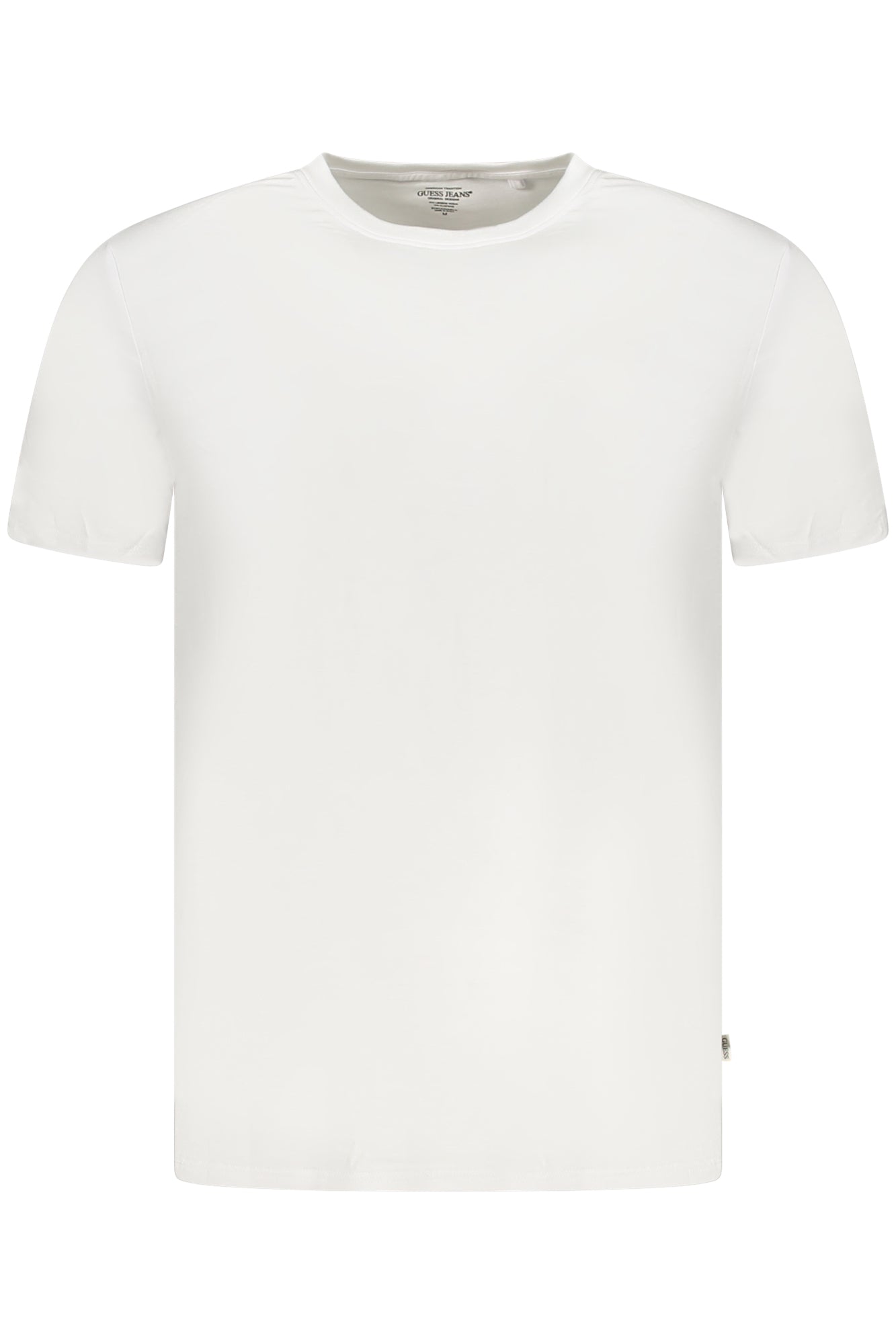 M4BZ38KBF92_BIG011 – Gerade geschnittenes weißes Herren T-Shirt mit Logo und Rundhals – Größe: S, M, L, XL, 2XL – Farbe: Bianco