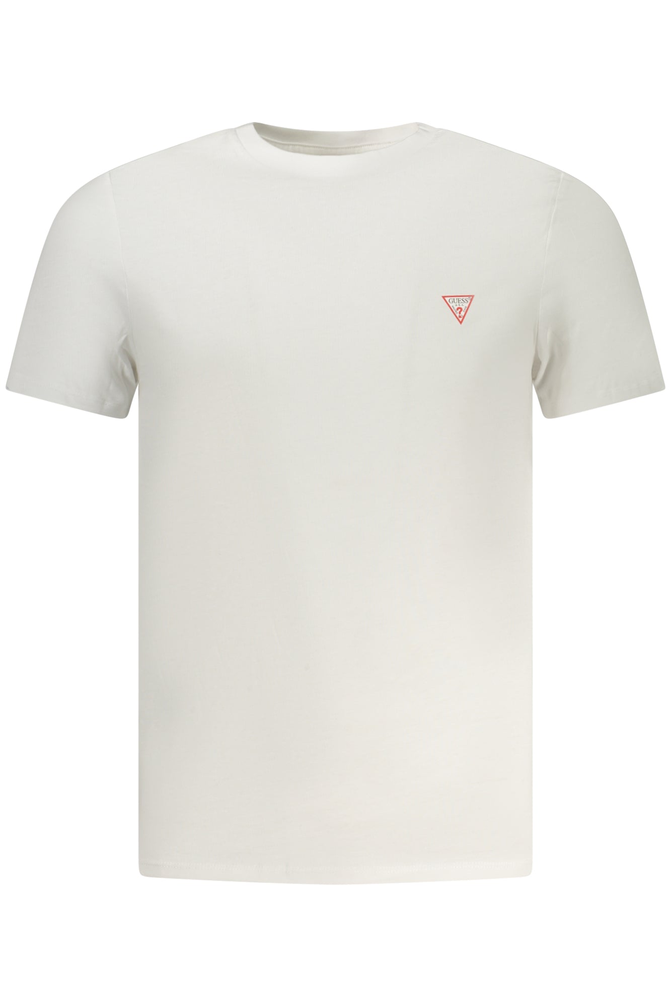 M2YI36I3Z14_BIG011 – Herren Weißes Slim Fit Rundhals T-Shirt aus Bio-Baumwolle mit Druck – Größe: S, M, L, XL, 2XL, XS – Farbe: Bianco