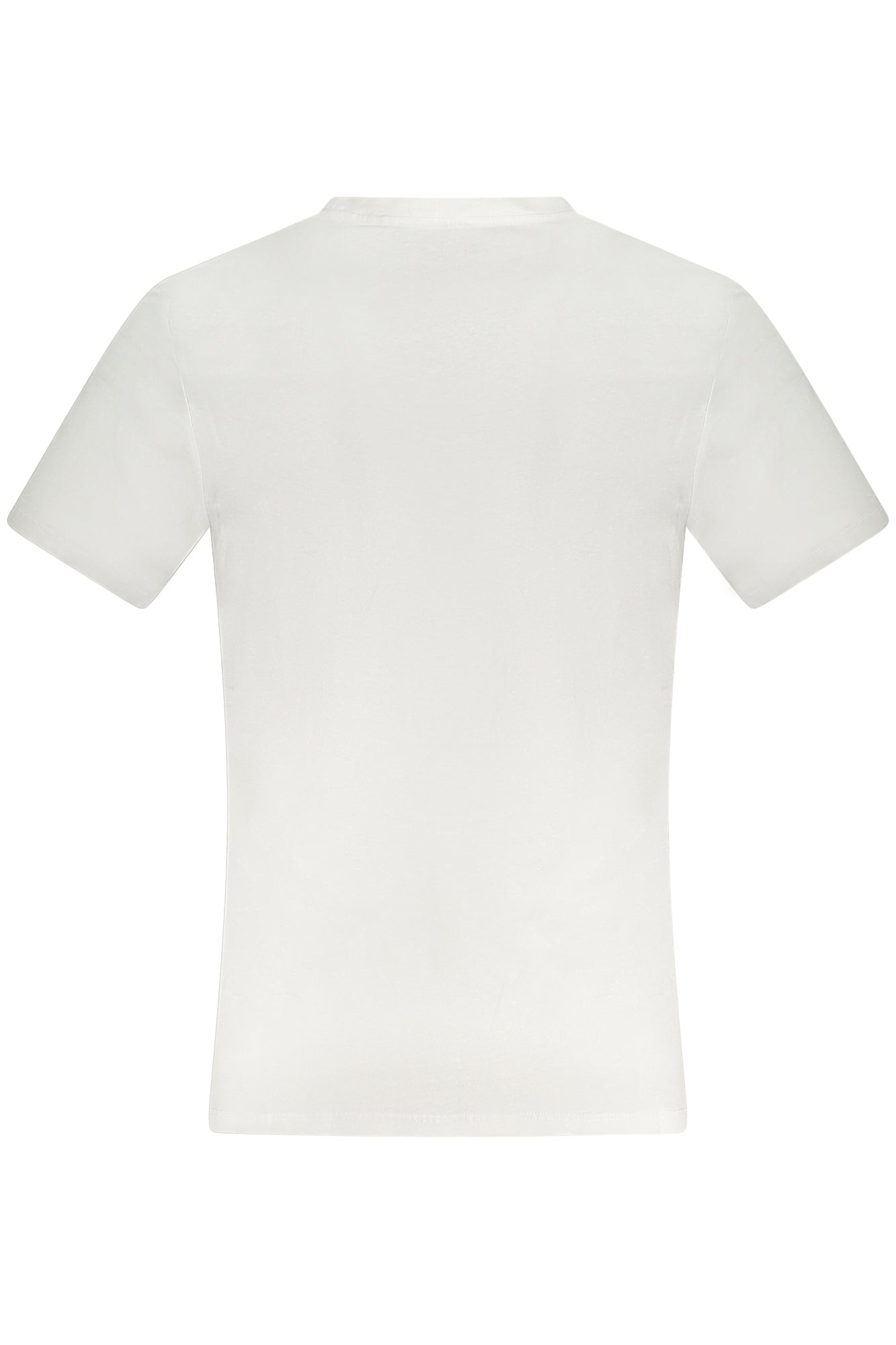 M4GI47K9RM1_BIG011 – Herren Slim Fit T-Shirt Weiß mit Iridierendem Druck und Logo – Größe: S, M, L, XL – Farbe: Bianco