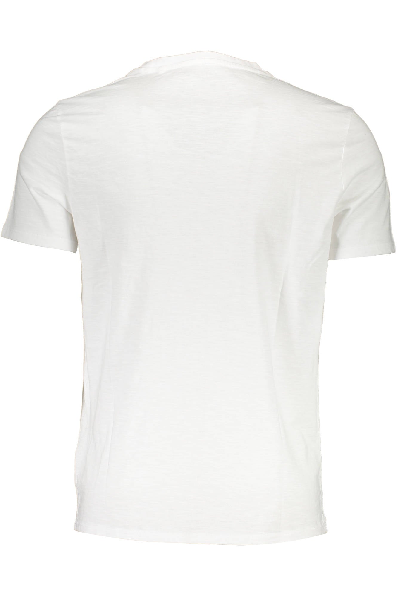 M1GI97K6XN1_BIANCO_TWHT – Herren Weißes Kurzarm-T-Shirt aus Bio-Baumwolle mit Stickerei – Größe: S, M, L, XL, 2XL – Farbe: Bianco