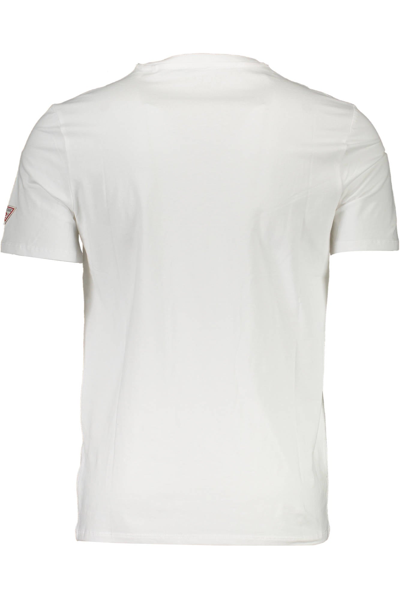 M1RI82J1311_BIANCO_TWHT – Weißes Herren T-Shirt mit Print und Rundhals, Slim Fit Design – Größe: 2XL – Farbe: Bianco