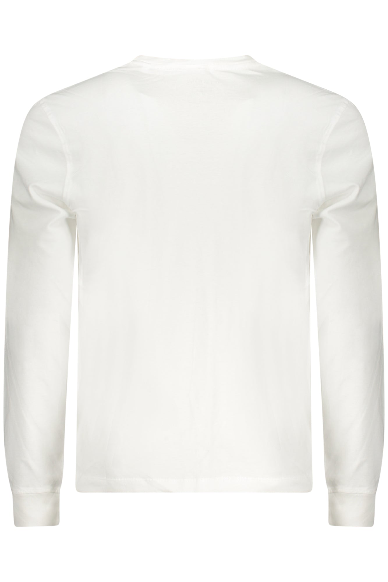 M5RI84K8HM0_BIG011 – Weißes Herren T-Shirt aus Bio-Baumwolle mit Logo-Stickerei – Größe: S, M, L, XL, 2XL – Farbe: Bianco