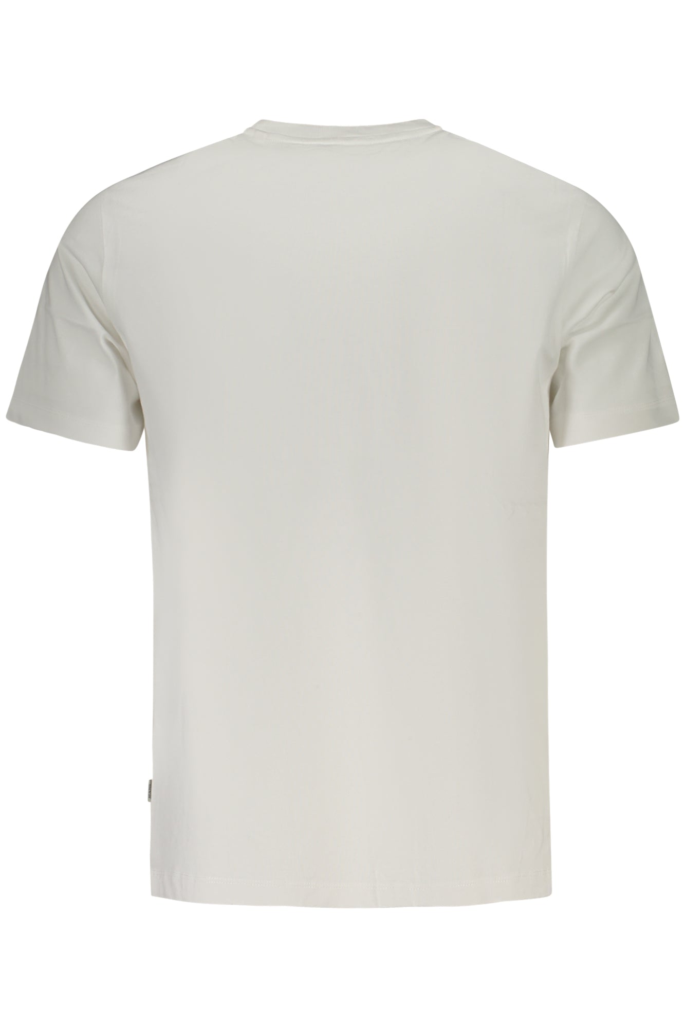 M5BI78K8FQ4_BIG011 – Weißes Herren T-Shirt: Kurzarm, Regular Fit, Rundhals mit Druck – Größe: S, M, L, XL, 2XL – Farbe: Bianco