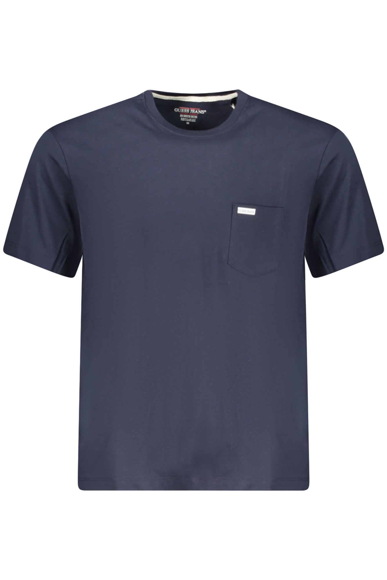 M5RI74K8FQ4_BLA71W – Kurzarm Herren T-Shirt Blau: Bio-Baumwolle, Regular Fit, Rundhals – Größe: S, M, L, XL, 2XL – Farbe: Blu