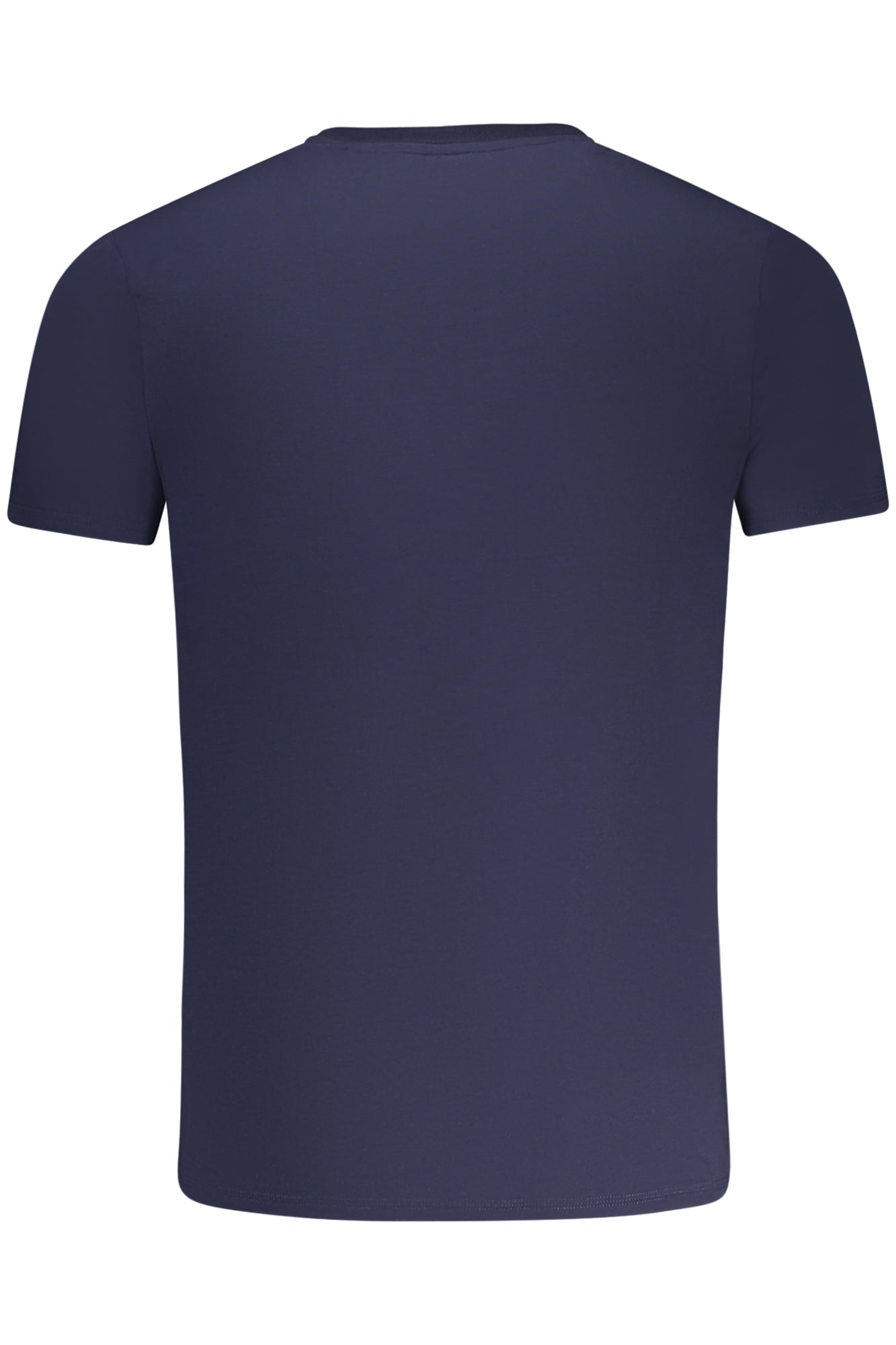 M4BZ38KBF92_BLA71W – Stylisches Herren Kurzarm-T-Shirt Blau mit Rundhals und Logo-Design – Größe: S, M, L, XL, 2XL – Farbe: Blu