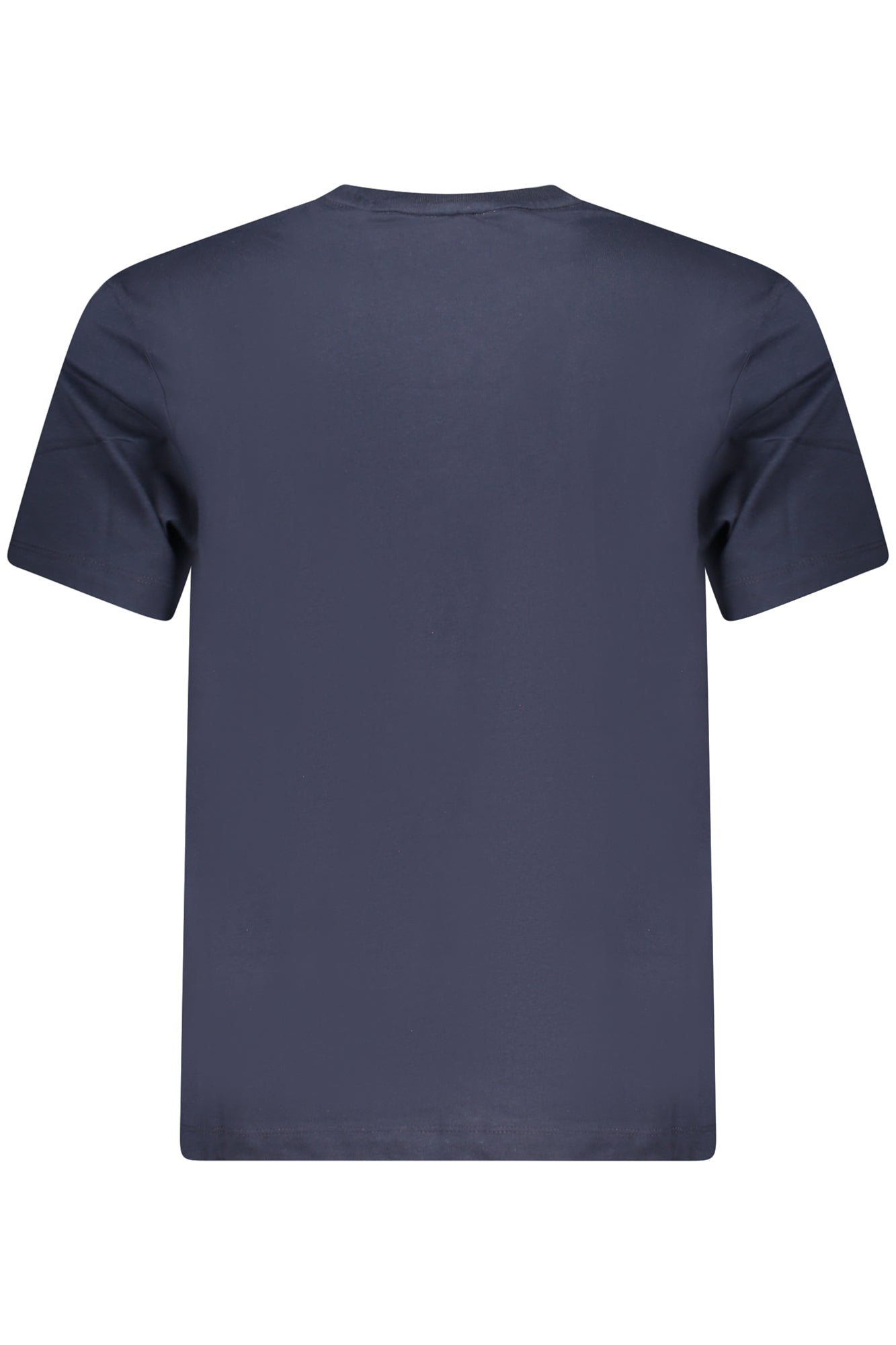 M5RI74K8FQ4_BLA71W – Kurzarm Herren T-Shirt Blau: Bio-Baumwolle, Regular Fit, Rundhals – Größe: S, M, L, XL, 2XL – Farbe: Blu