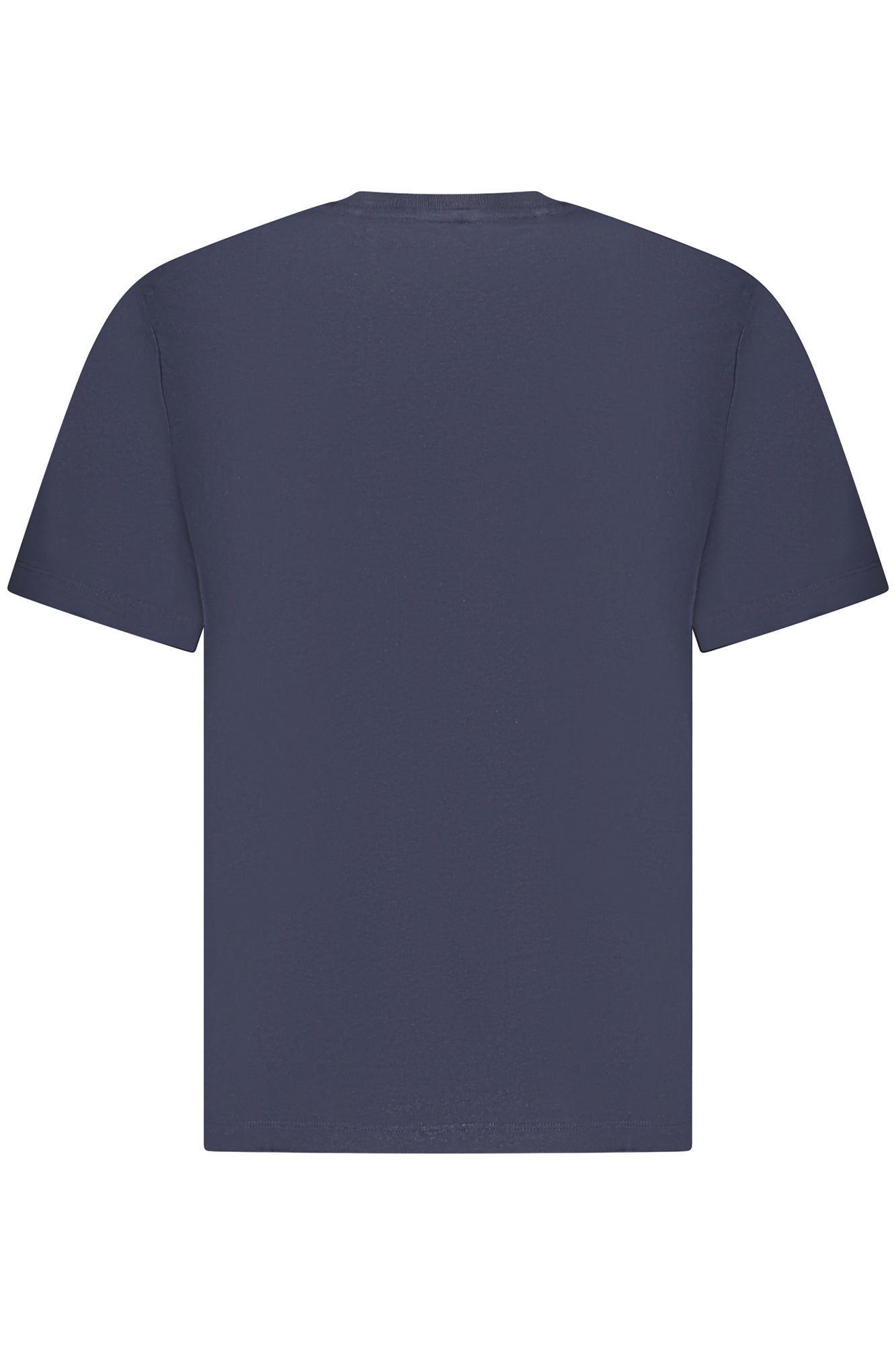 M5RI77K8FQ4_BLA71W – Herren Kurzarm-T-Shirt Blau aus Bio-Baumwolle mit Logo-Druck – Größe: S, M, L, XL, 2XL – Farbe: Blu