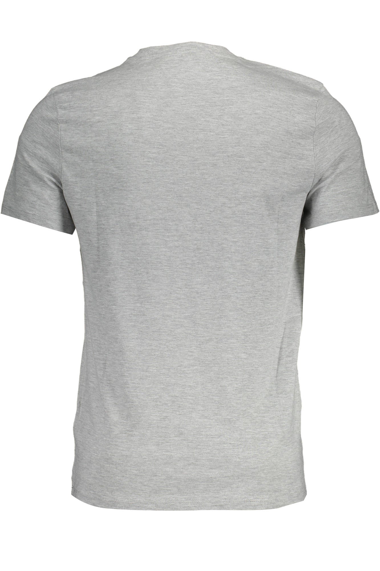 M0YI37I3Z11_GRIGIO_LHY – Graues Herren T-Shirt mit V-Ausschnitt und Logo - Schmal geschnitten – Größe: 2XL – Farbe: Grigio