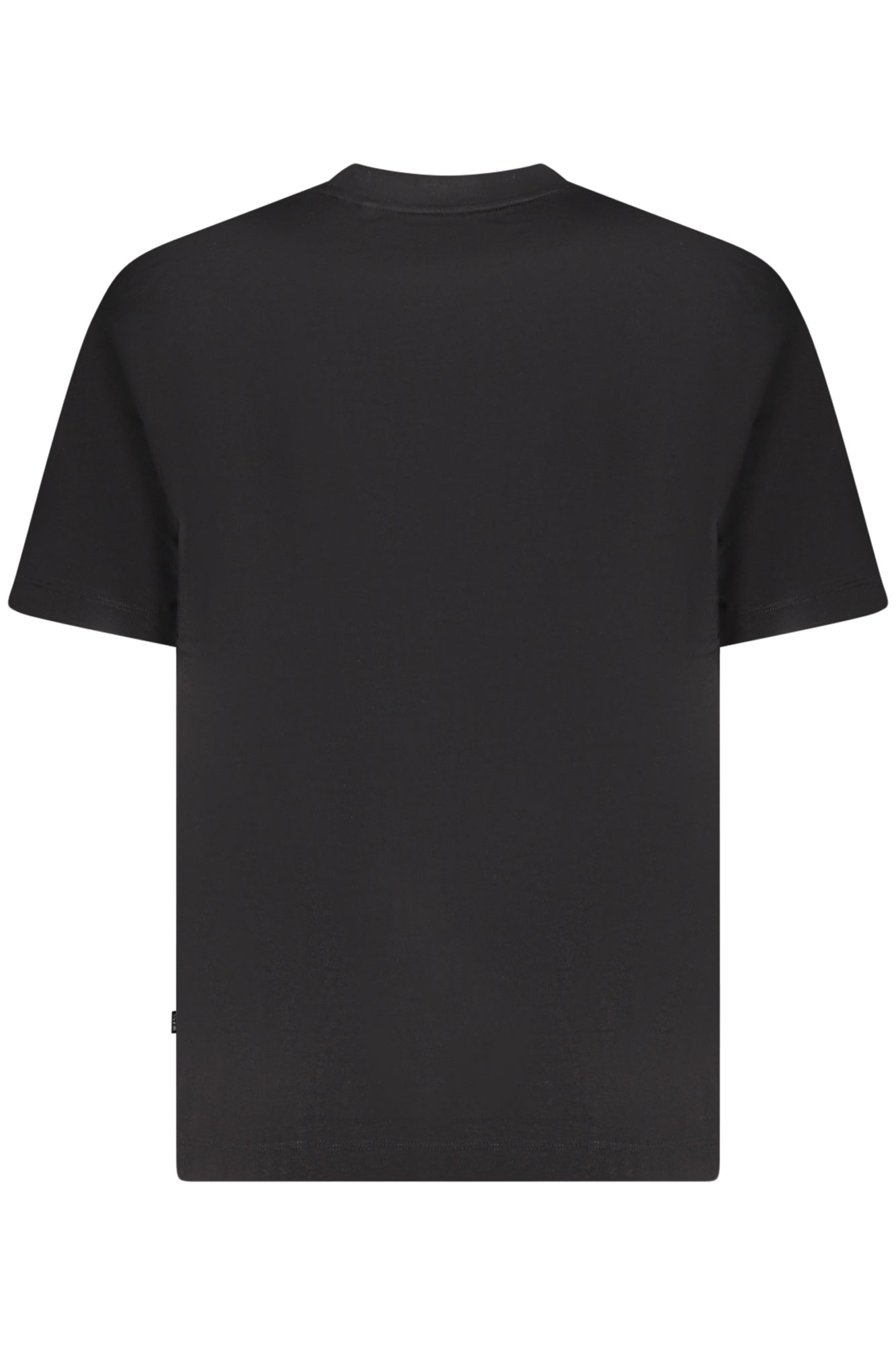 M4YI44K8FQ4_NEJBLK – Kurzarm Oversize Herren T-Shirt Schwarz - Bio-Baumwolle & Stickerei – Größe: S, M, L, XL, 2XL – Farbe: Nero