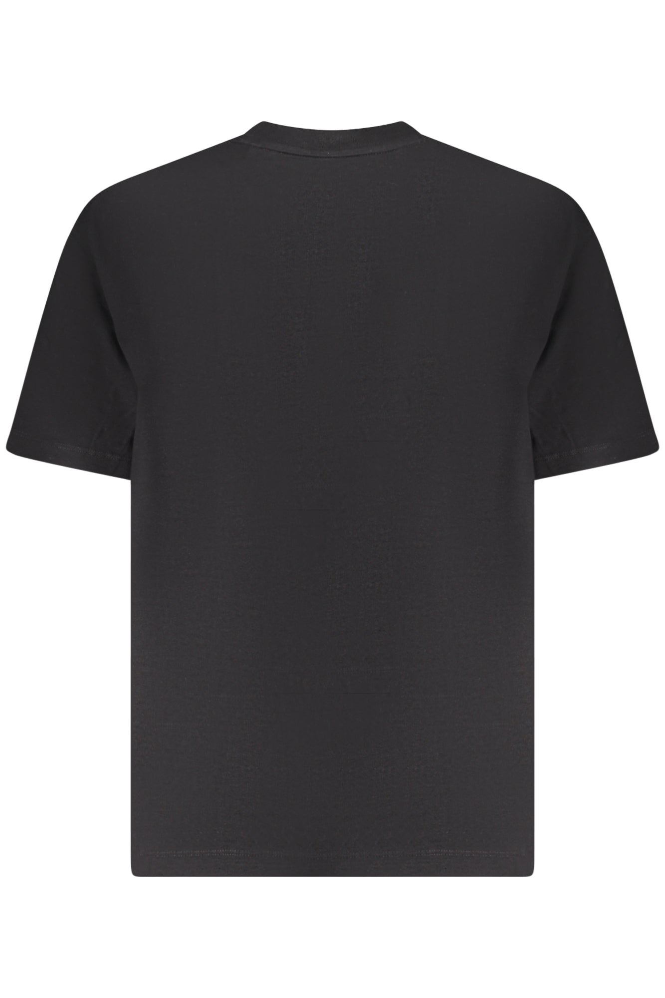 M4YI46K8FQ4_NEJBLK – Oversized Herren T-Shirt Schwarz aus Bio-Baumwolle mit Logo Applikation – Größe: S, M, L, XL, 2XL – Farbe: Nero