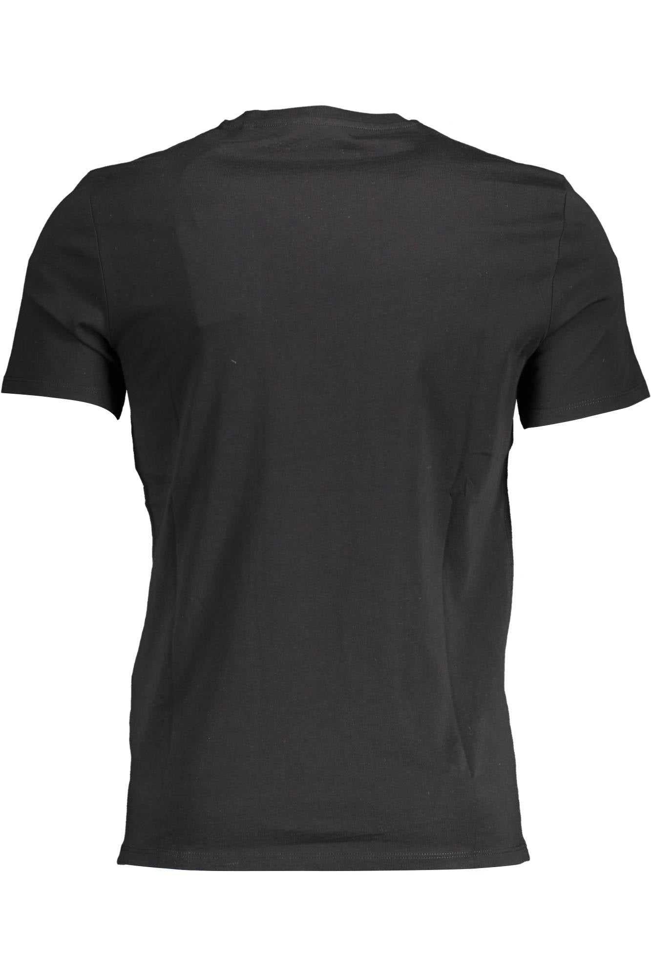 M1RI37I3Z11_NERO_JBLK – Schwarzes Herren T-Shirt, Slim Fit, V-Ausschnitt, Logo-Detail – Größe: 2XL – Farbe: Nero