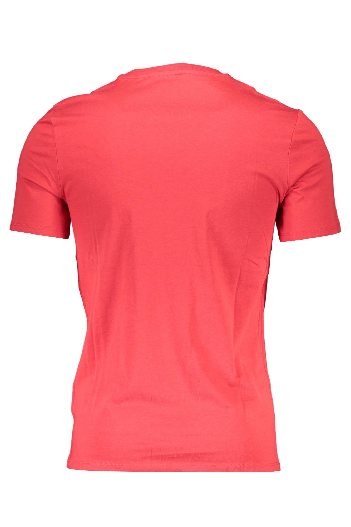 M1RI71I3Z11_ROSSO_G532 – Rotes Herren T-Shirt Kurzarm Slim Fit Rundhals aus Bio-Baumwolle – Größe: 2XL, L – Farbe: Rosso