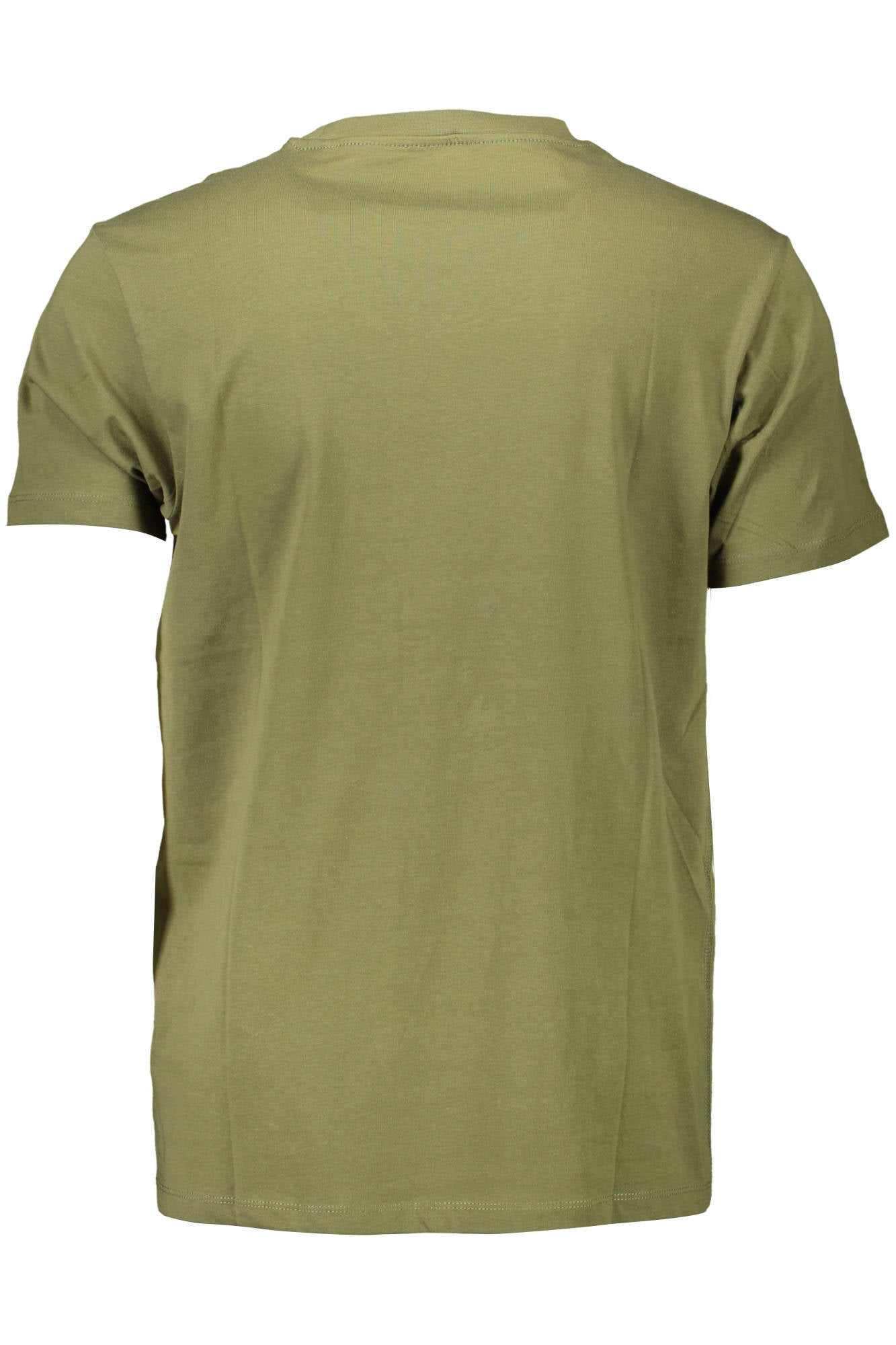 M1GI66K8HM0_VERDE_G8DA – Grünes Herren-T-Shirt mit Druck und Logo – Regular Fit, Kurzarm – Größe: 2XL – Farbe: Verde