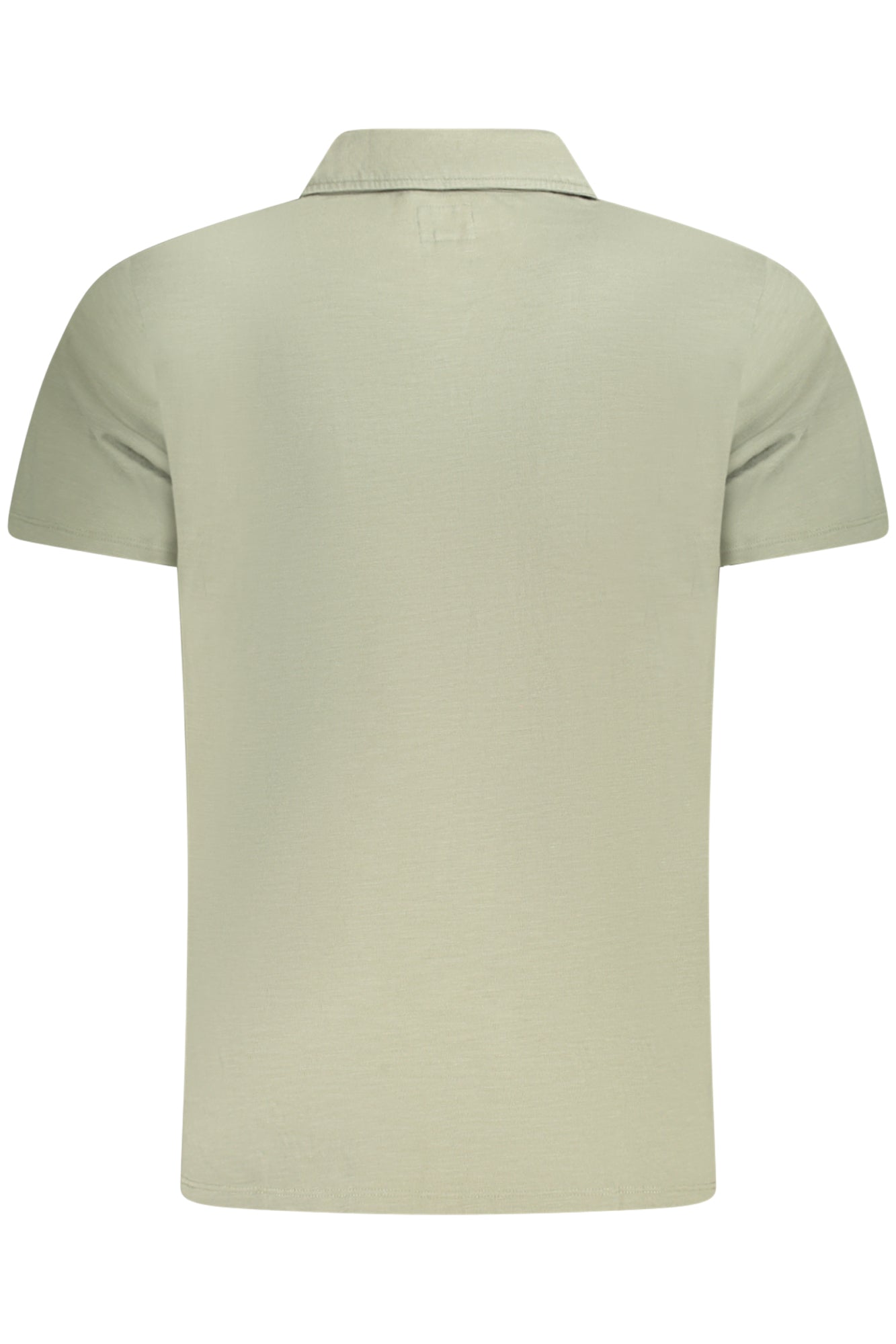 M5GP24KC6U1_VEF8GS – Grünes Herren Kurzarm T-Shirt mit V-Ausschnitt & Tasche – Regular Fit – Größe: S, M, L, XL, 2XL – Farbe: Verde