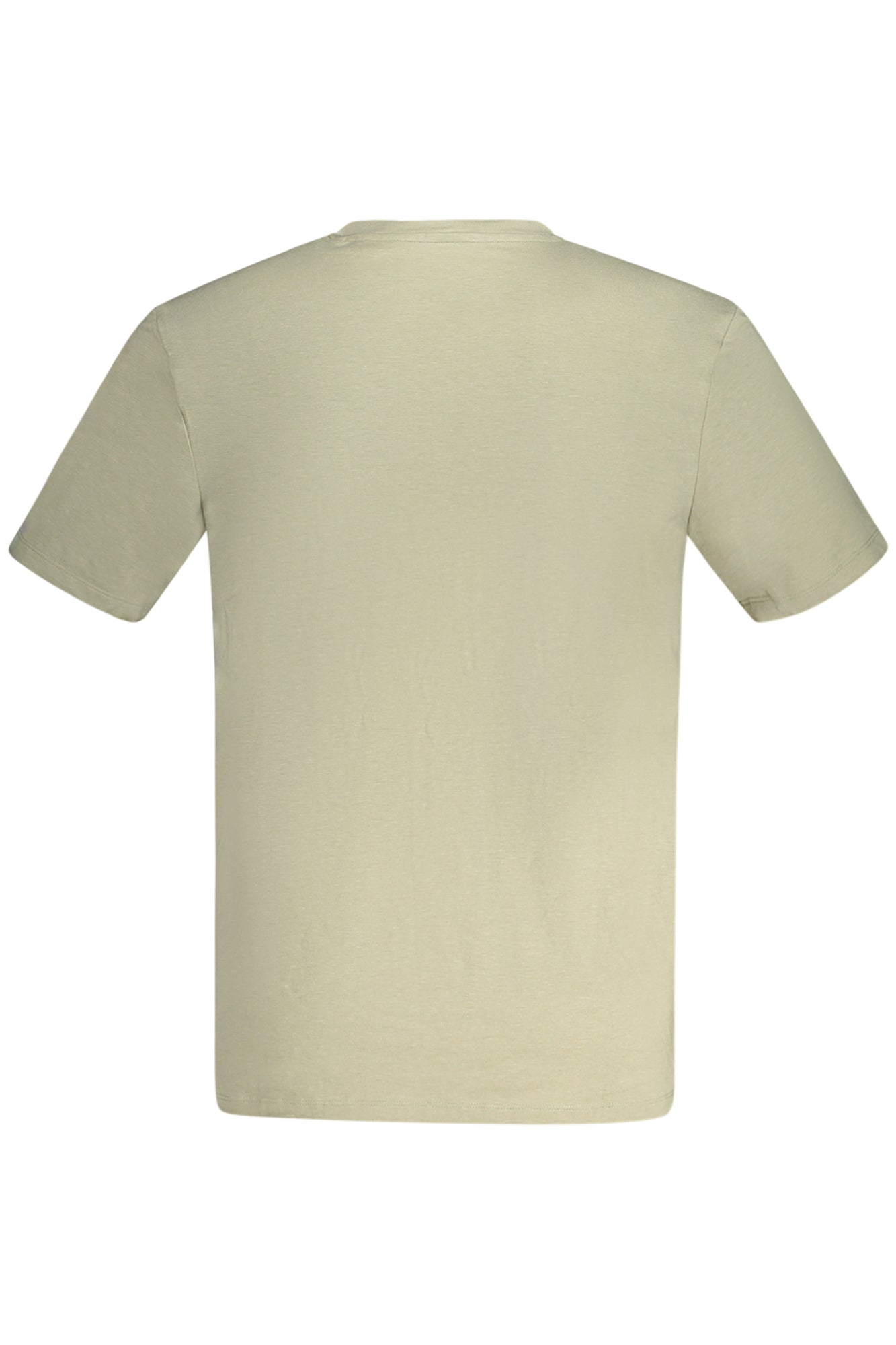 Z2YI12JR06K_VEA810 – Herren Kurzarm T-Shirt in Grün mit Applikation und Rundhalsausschnitt – Größe: M, L – Farbe: Verde